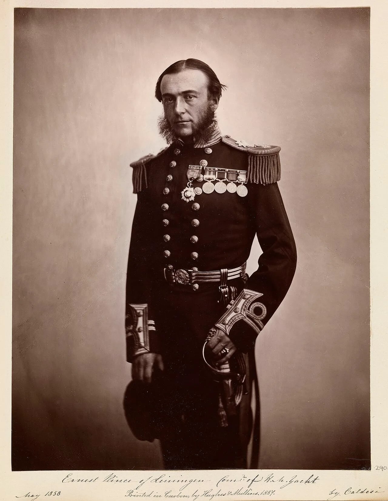 Porträt von Ernst zu Leiningen (1830–1904) – Gedenkseite