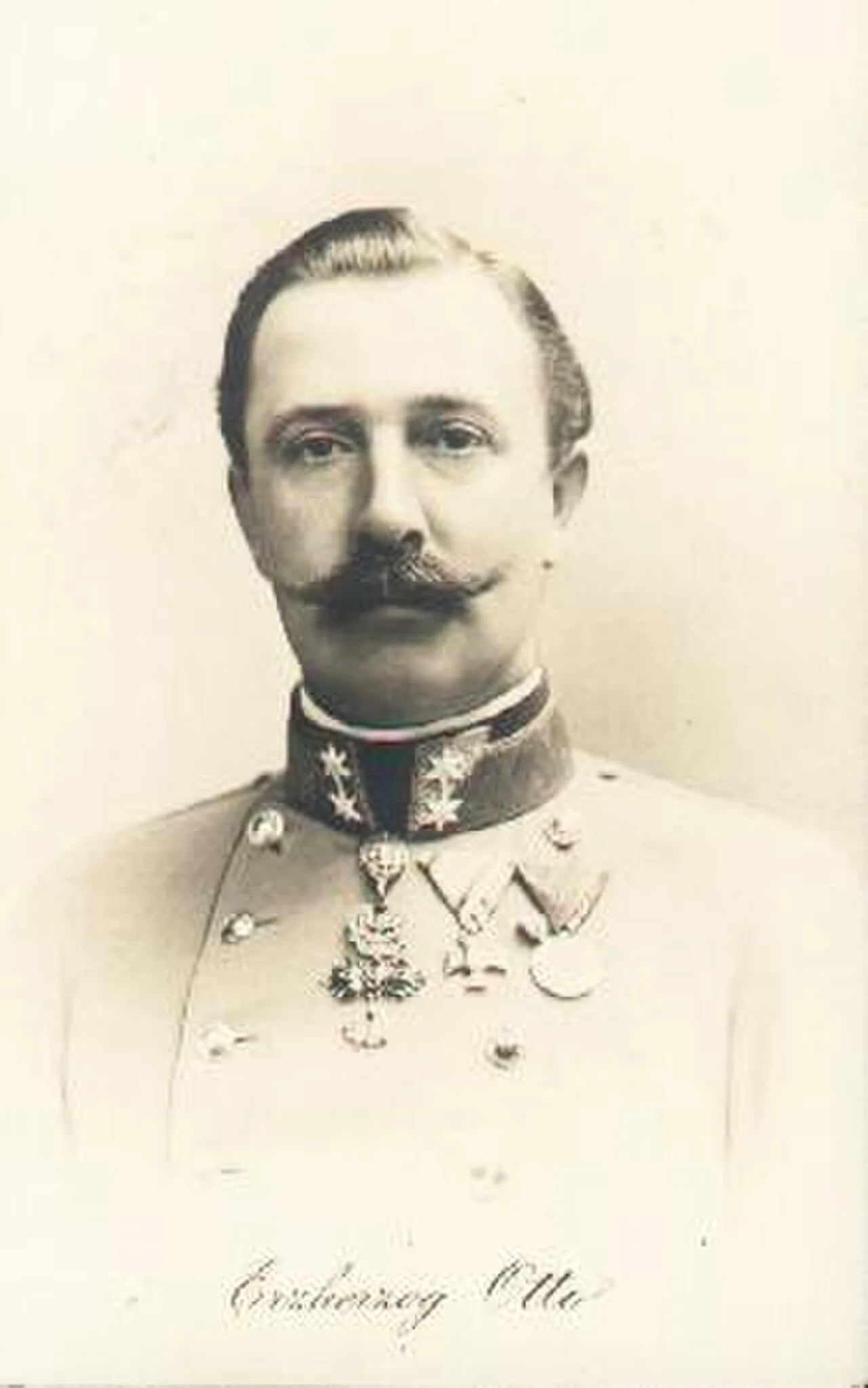Porträt von Otto Franz Joseph von Österreich (1865–1906) – Gedenkseite