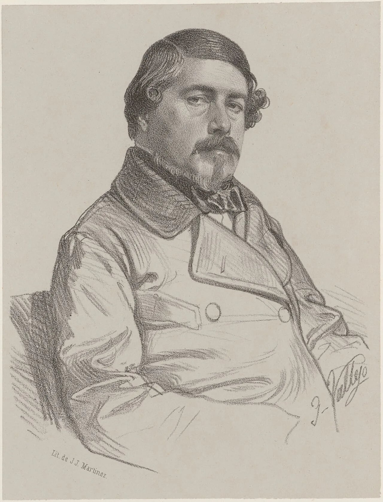 Porträt von Juan Miguel del Arenal y Fernández (1810–1875) – Gedenkseite