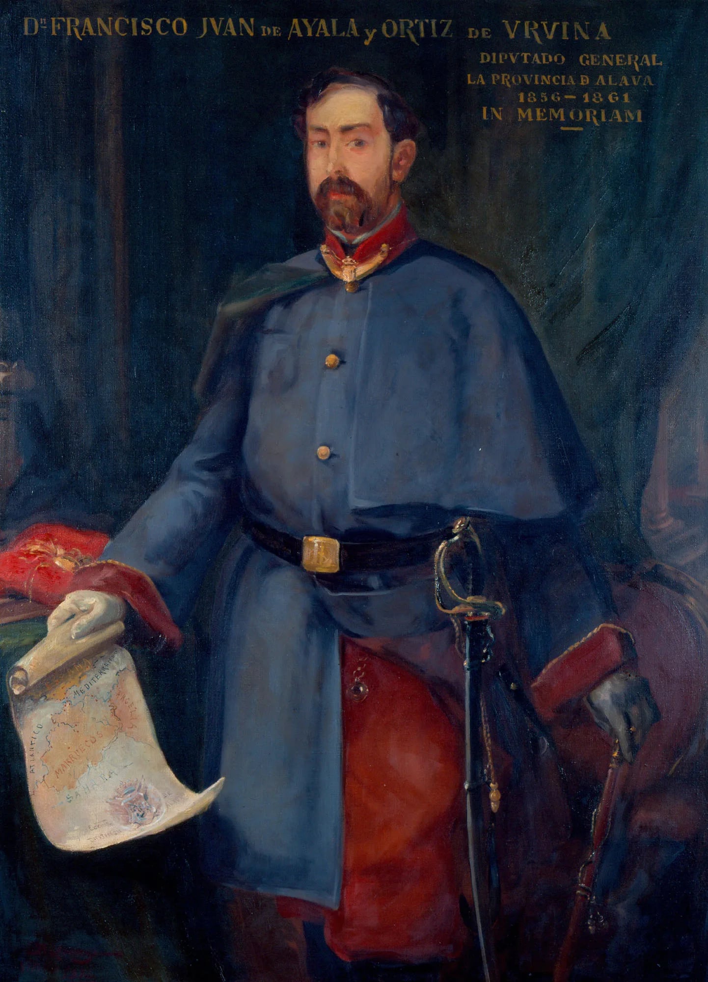 Portrait of Francisco Juan Ayala Ortiz de Urbina (1824–1907) – memorial page