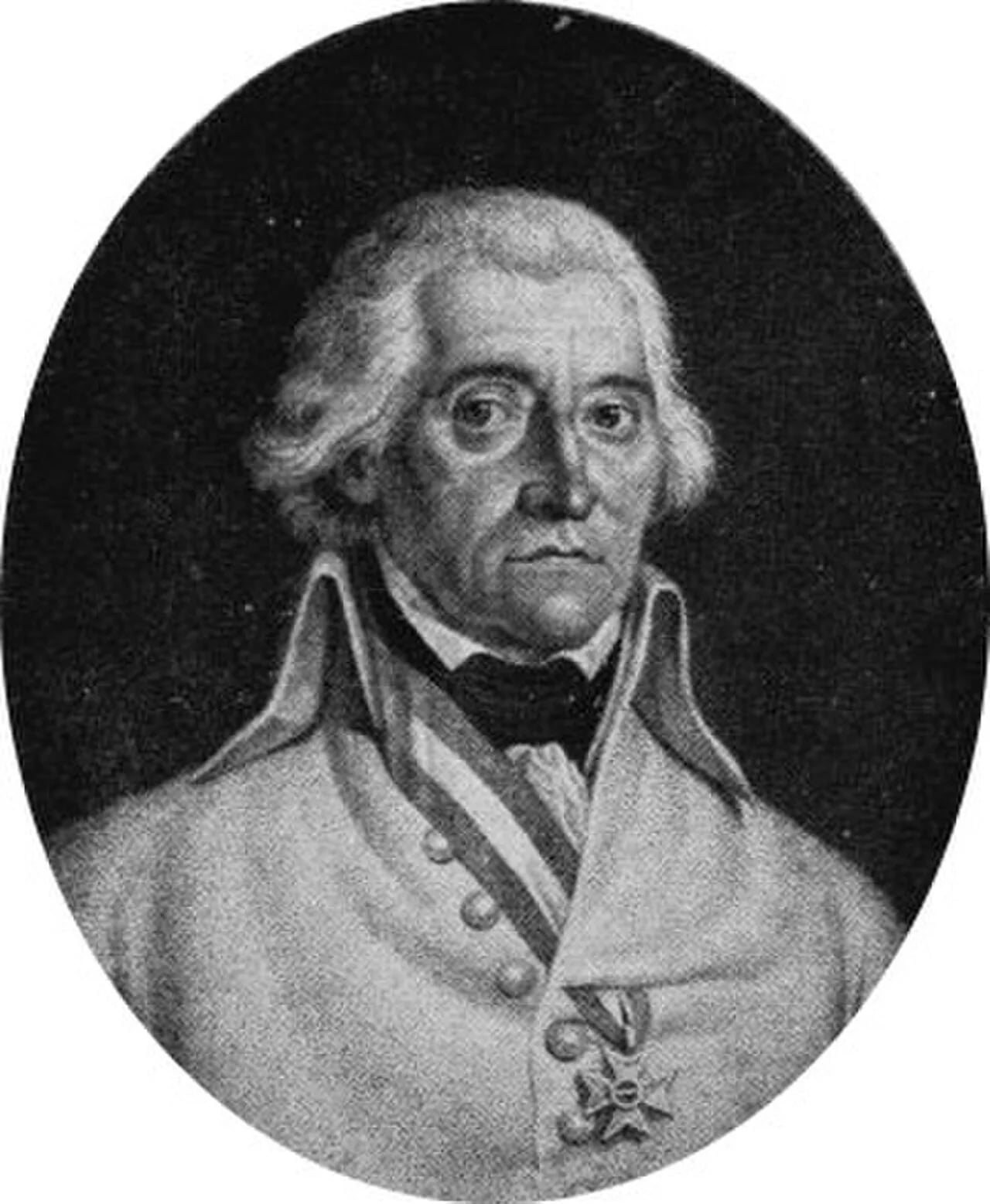 Porträt von Friedrich von Hotze (1739–1799) – Gedenkseite