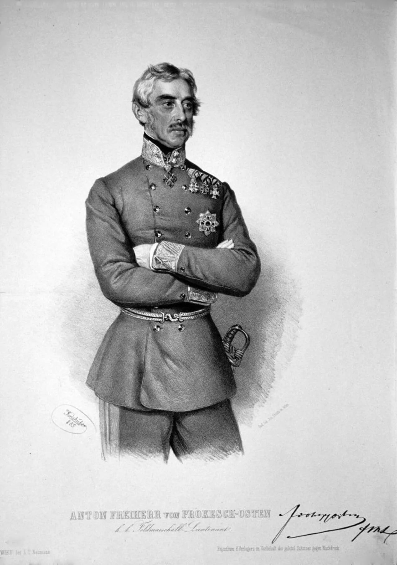 Portrait of Anton Prokesch von Osten (1795–1876) – memorial page