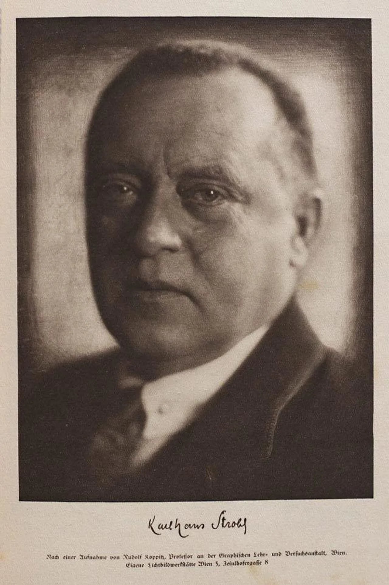 Porträt von Karl Hans Strobl (1877–1946) – Gedenkseite
