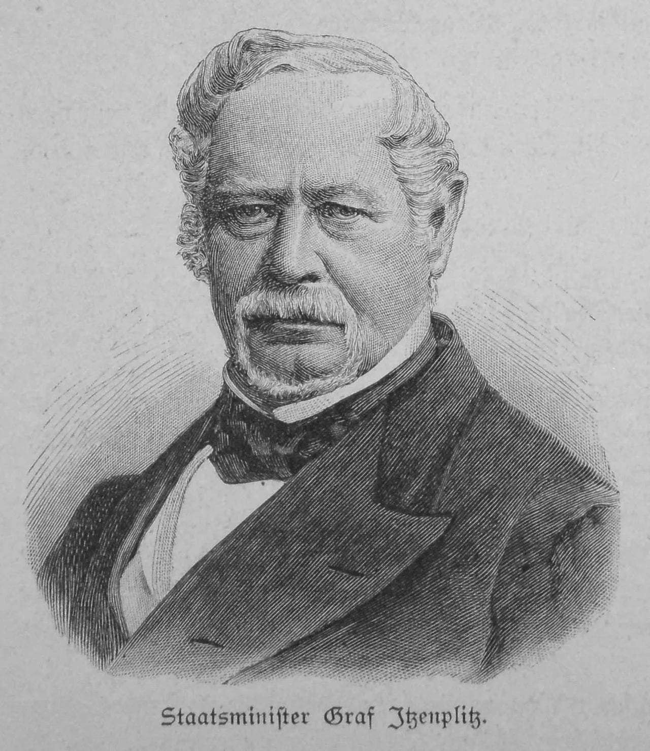 Porträt von Heinrich Friedrich von Itzenplitz (1799–1883) – Gedenkseite