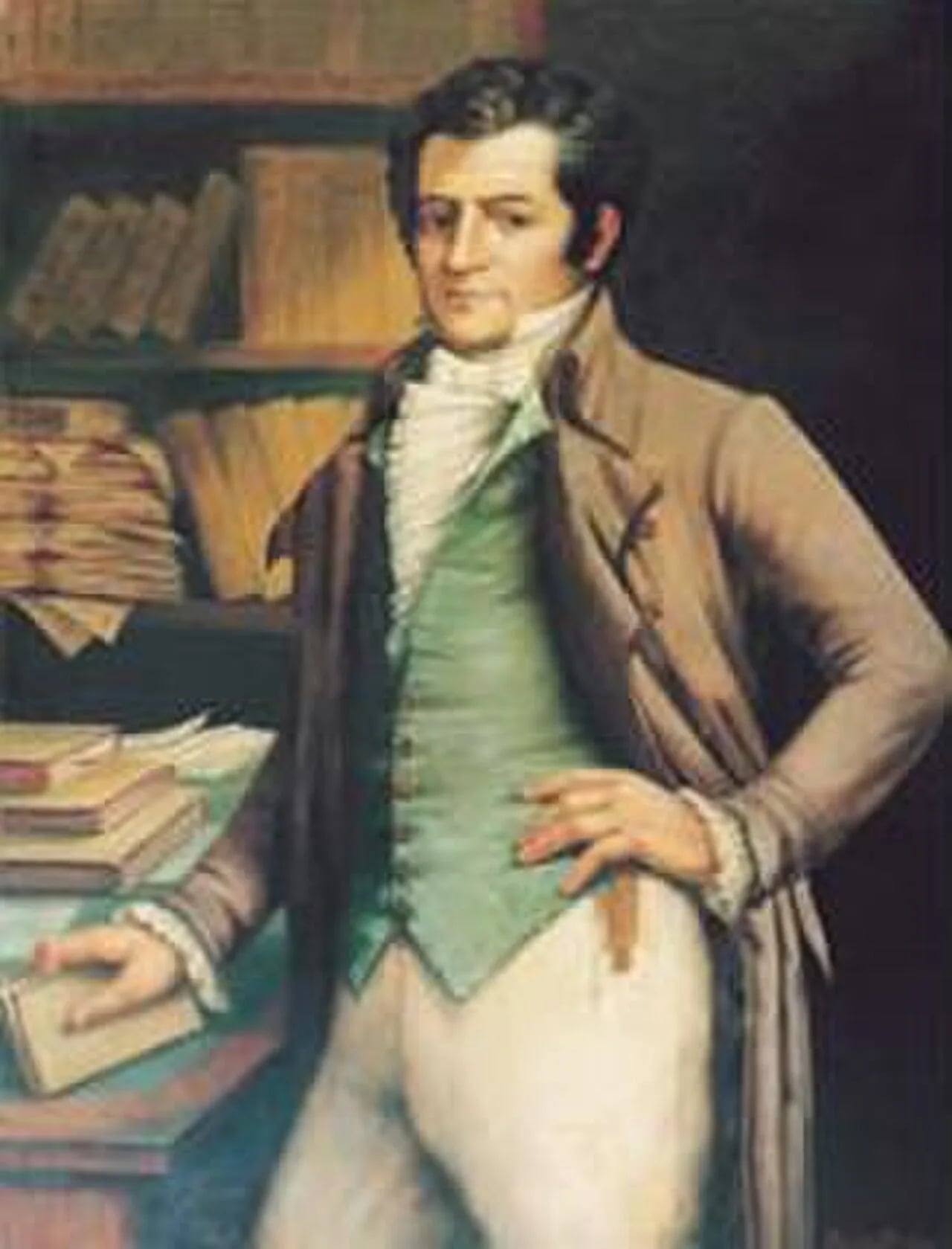 Porträt von Diego Bautista Urbaneja (1782–1856) – Gedenkseite