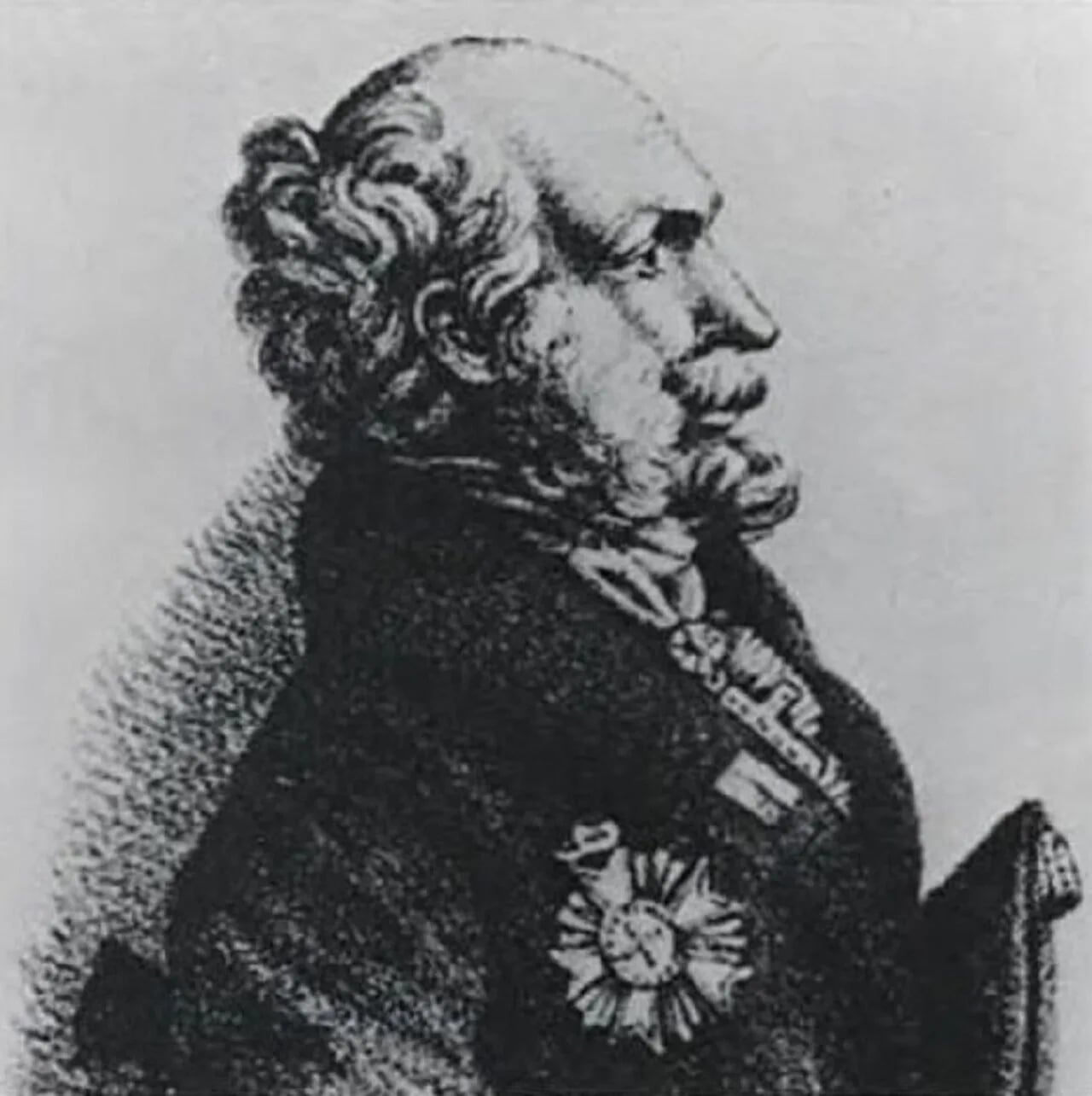 Porträt von Georg Anton Schäffer (1779–1836) – Gedenkseite
