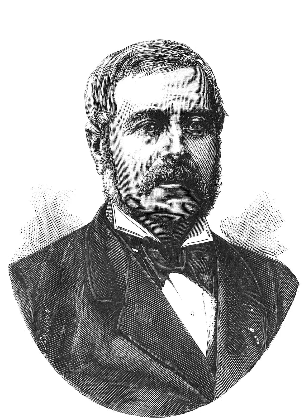 Porträt von Étienne Perrichont (1817–1899) – Gedenkseite