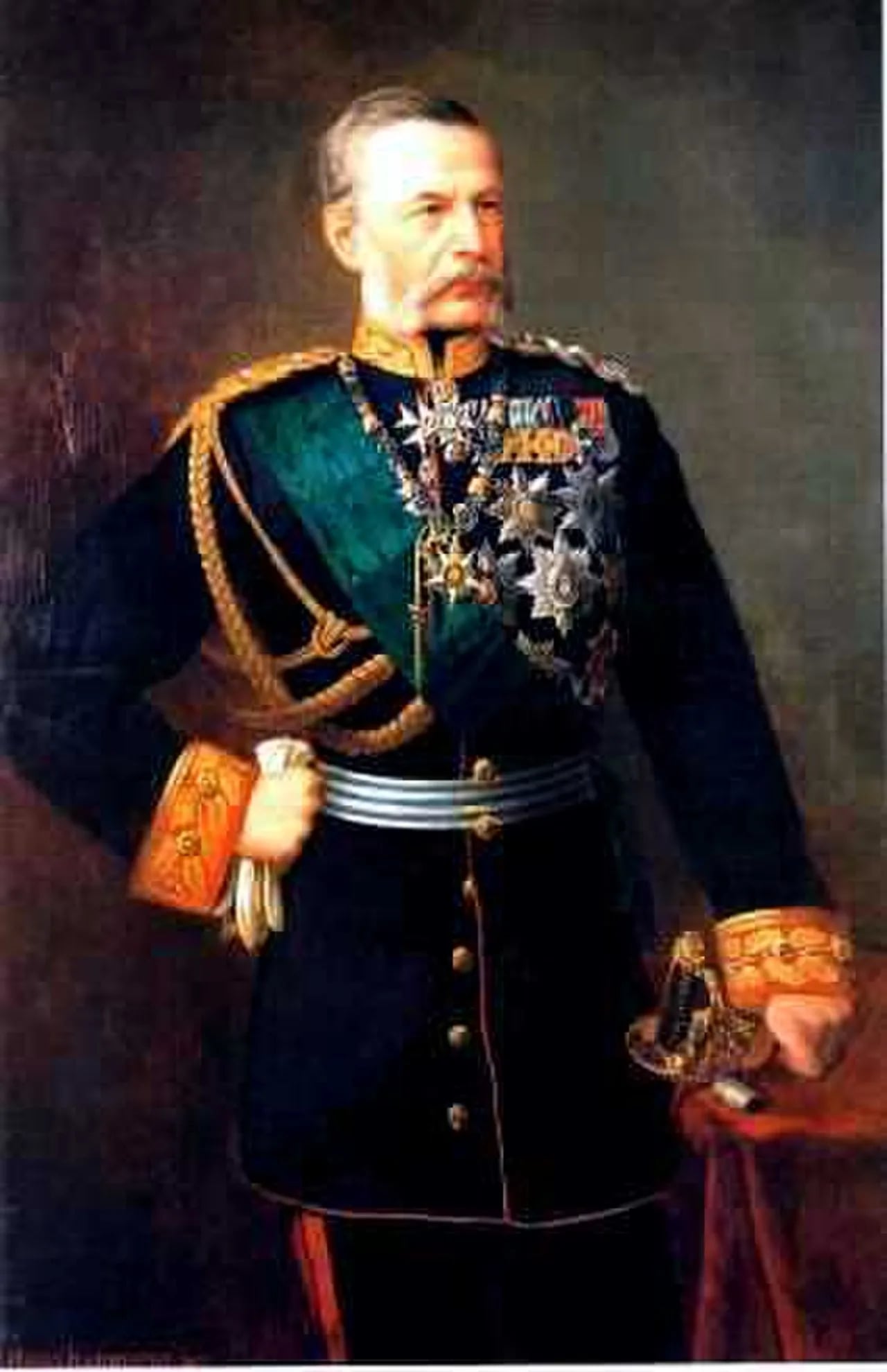 Porträt von Alfred von Fabrice (1818–1891) – Gedenkseite