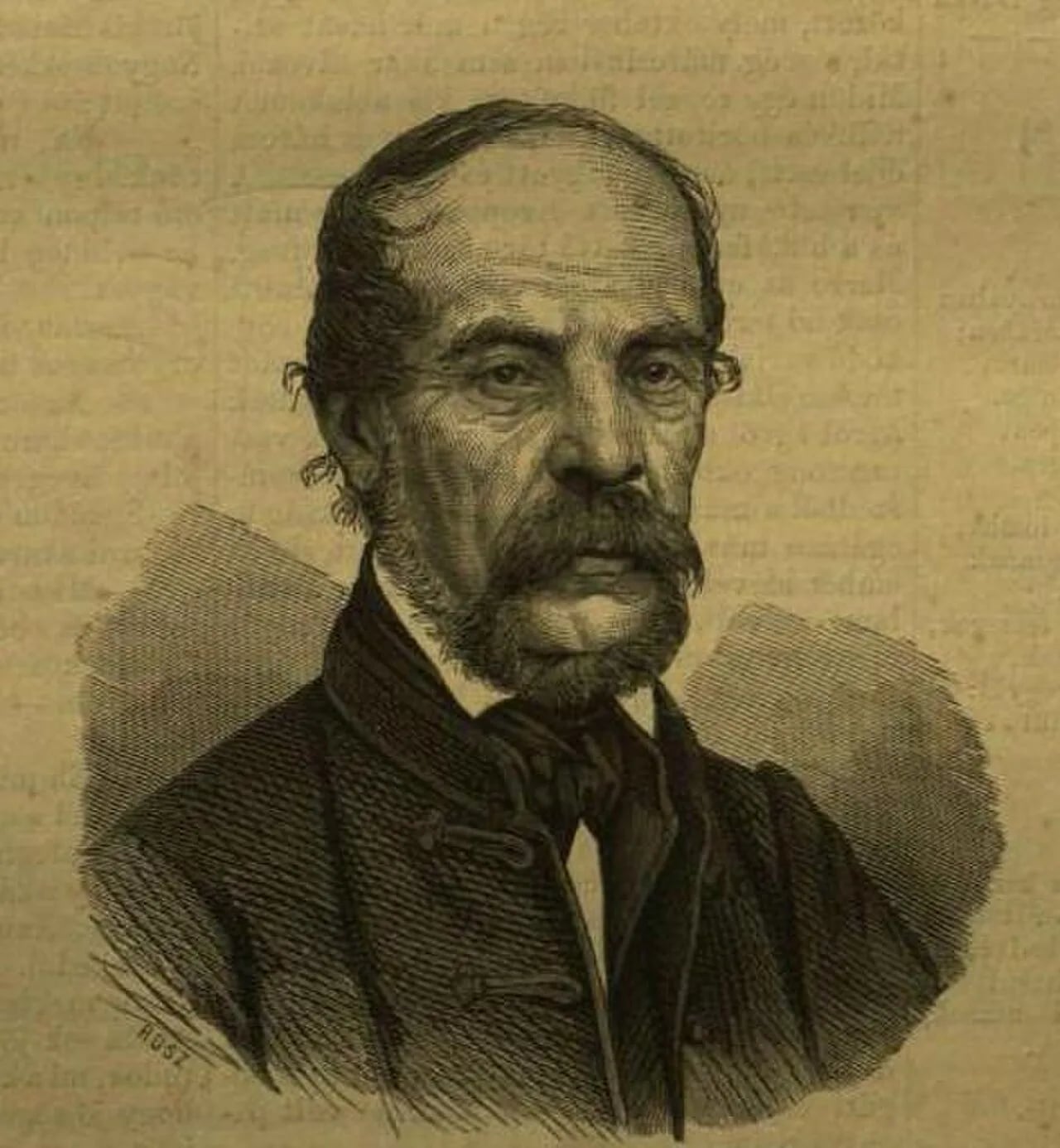 Porträt von Tivadar Botka (1802–1885) – Gedenkseite