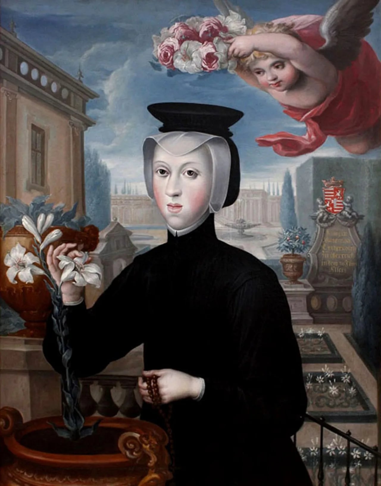 Porträt von Margarethe von Österreich (1536–1567) – Gedenkseite