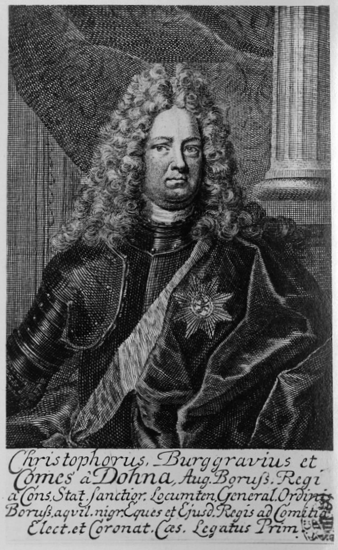 Portrait of Christoph I. zu Dohna-Schlodien (1665–1733) – memorial page