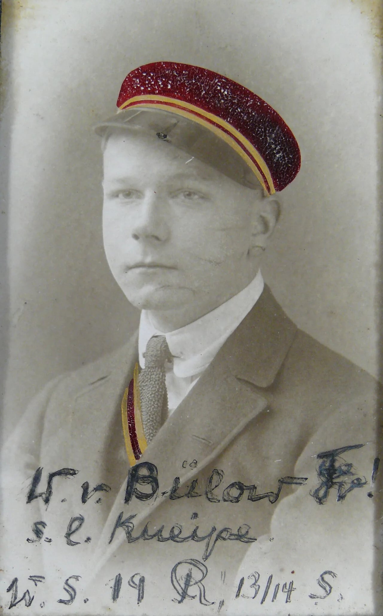 Porträt von Walter von Bülow-Bothkamp (1894–1918) – Gedenkseite