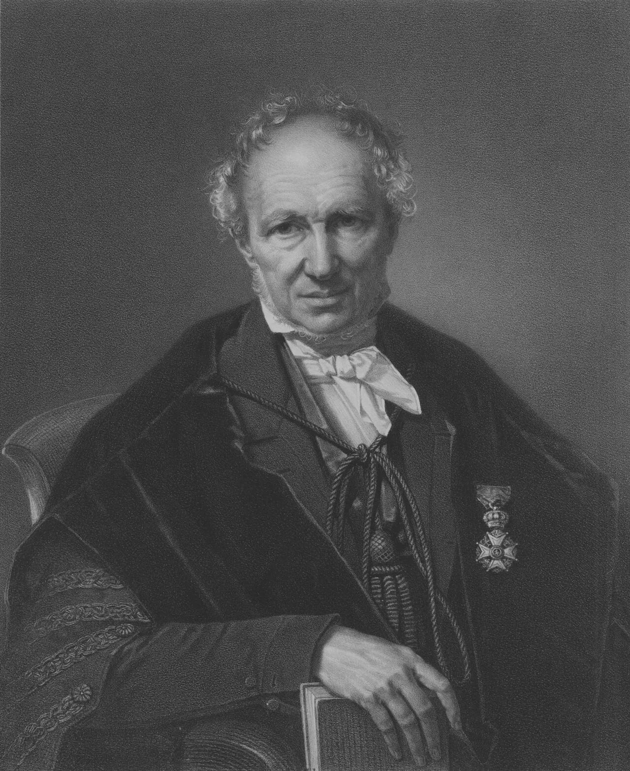 Porträt von Jean Charles Phillipe Delvaux de Fenffe (1782–1863) – Gedenkseite