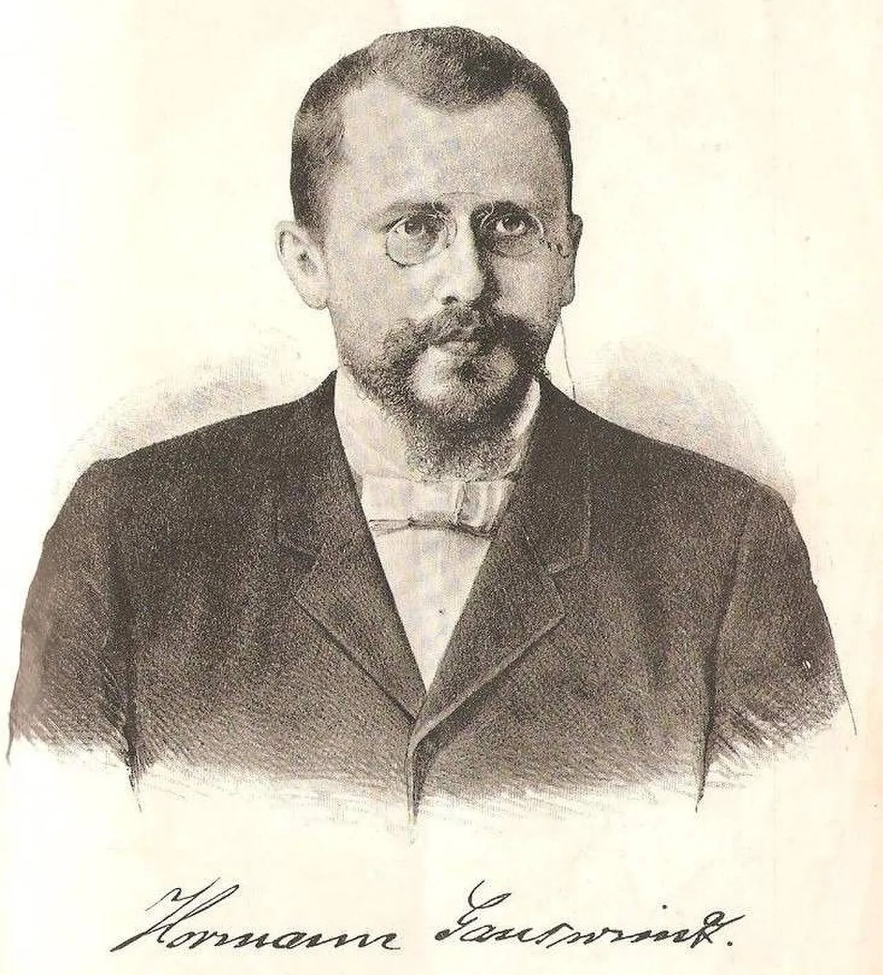 Portrait of Hermann Ganswindt (1856–1934) – memorial page