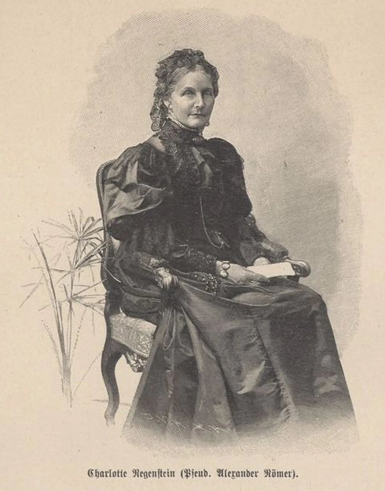 Porträt von Charlotte Regenstein (1835–1904) – Gedenkseite