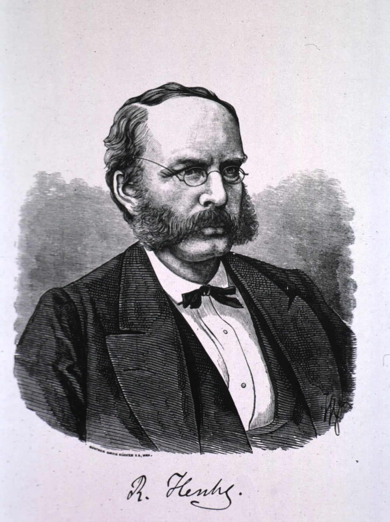 Portrait of Richard Heschl (1824–1881) – memorial page