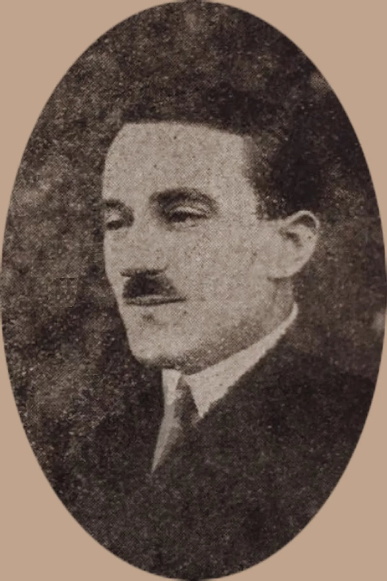 Porträt von Kornél Bányai (1897–1934) – Gedenkseite
