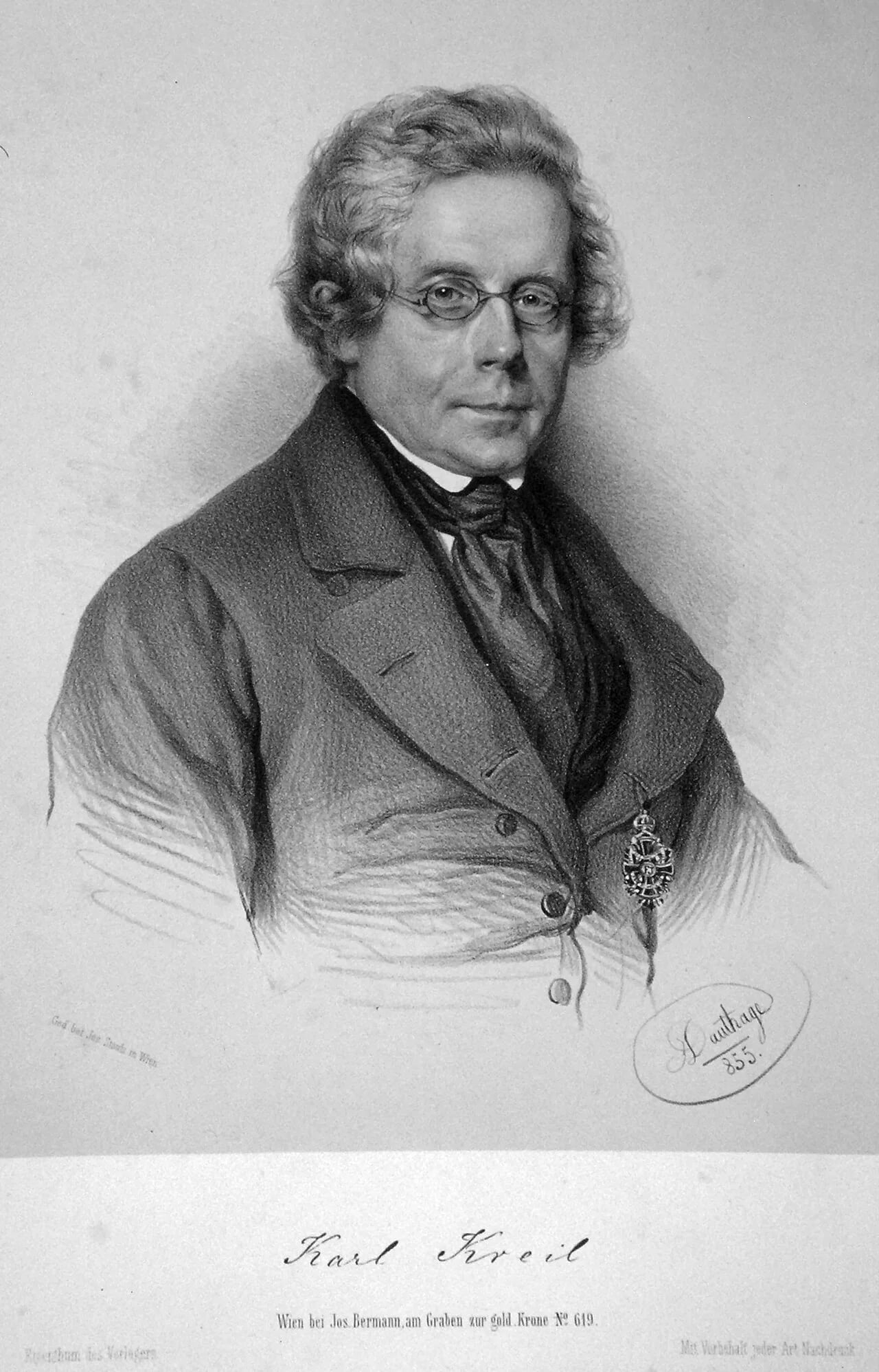 Portrait of Karl Kreil (1798–1862) – memorial page