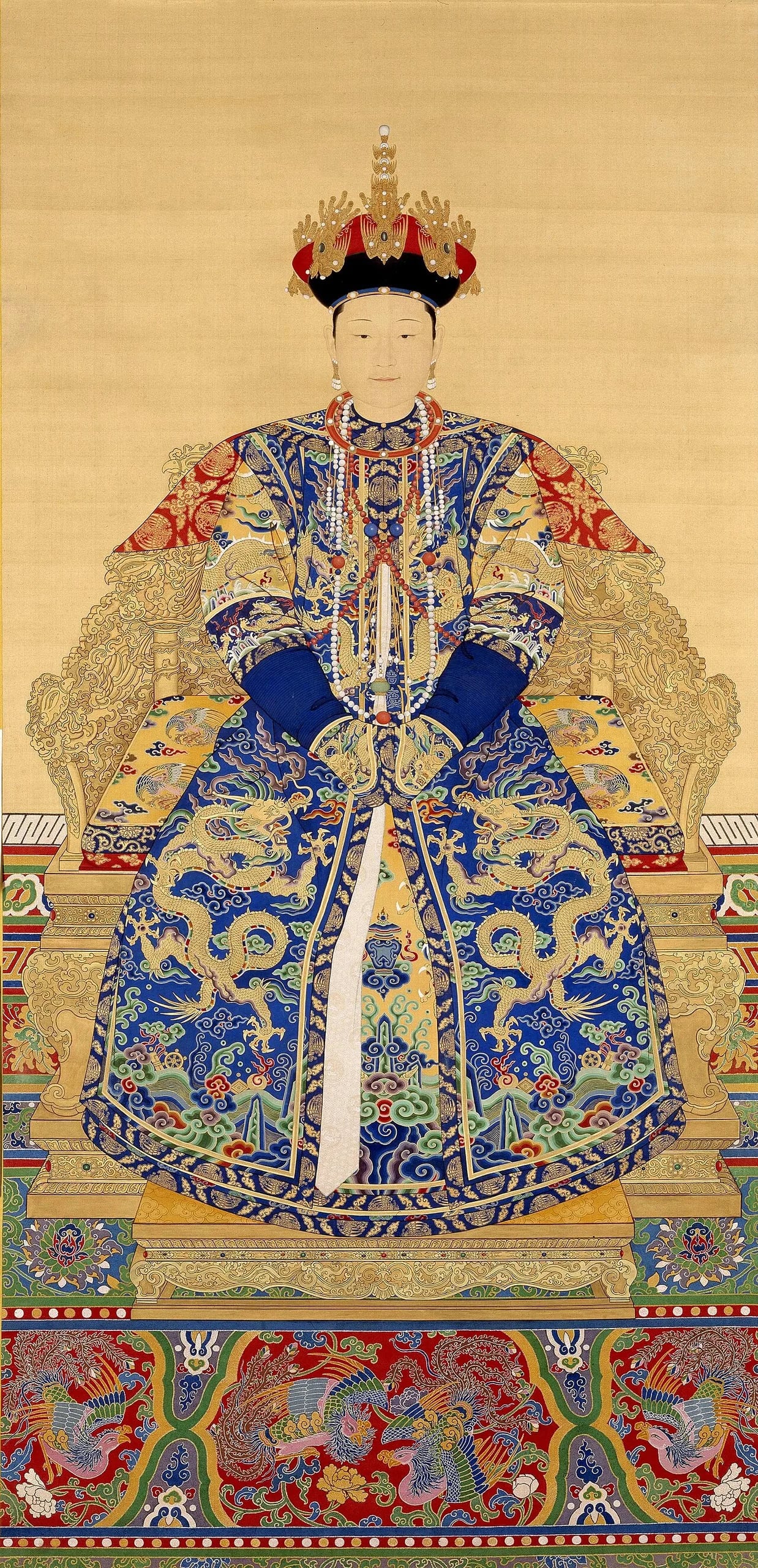 Porträt von Xiaohuizhang (1641–1718) – Gedenkseite