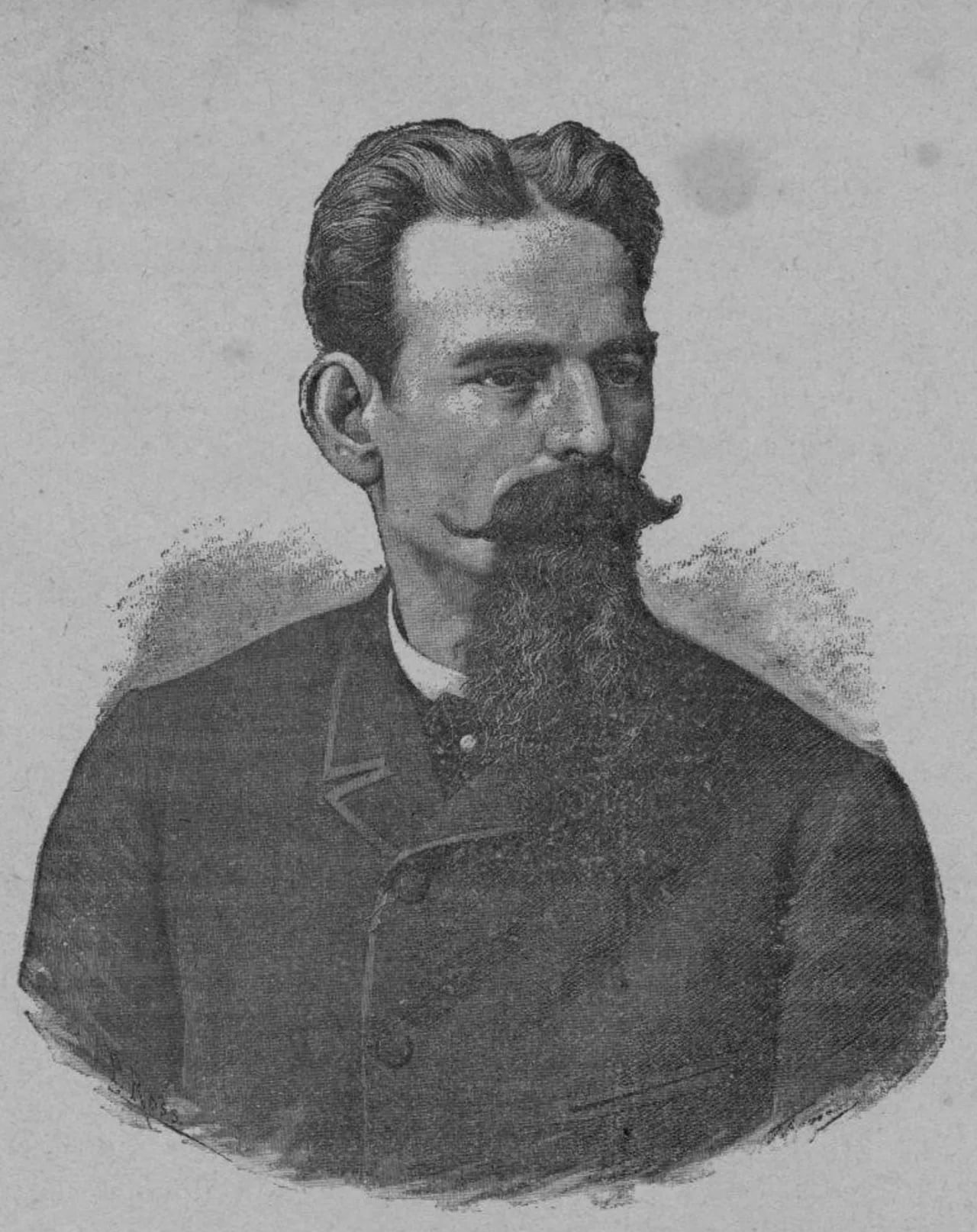 Porträt von Juan Camps Segalés (1845–1888) – Gedenkseite