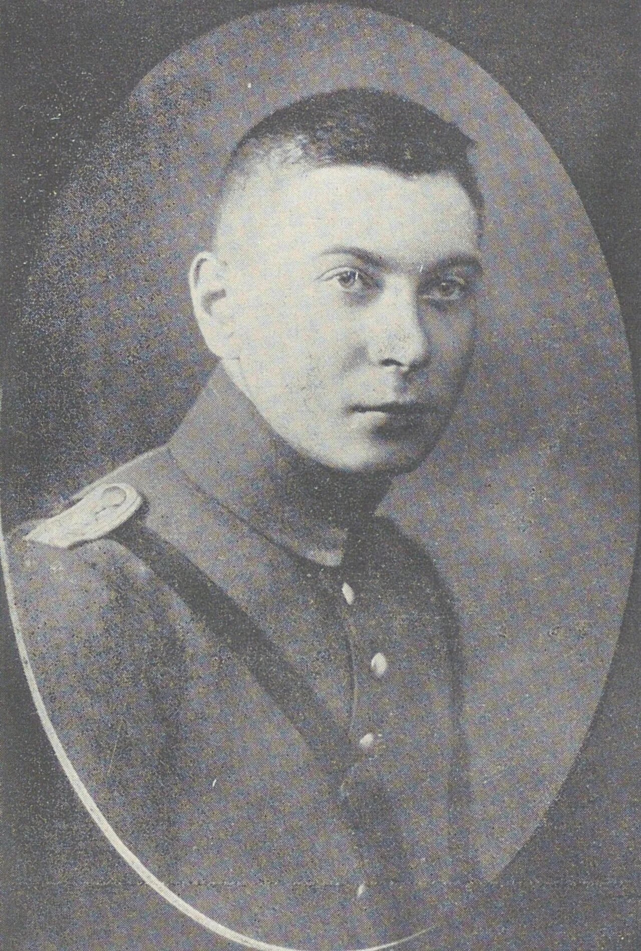 Portrait of Walter Larysz (1898–1921) – memorial page