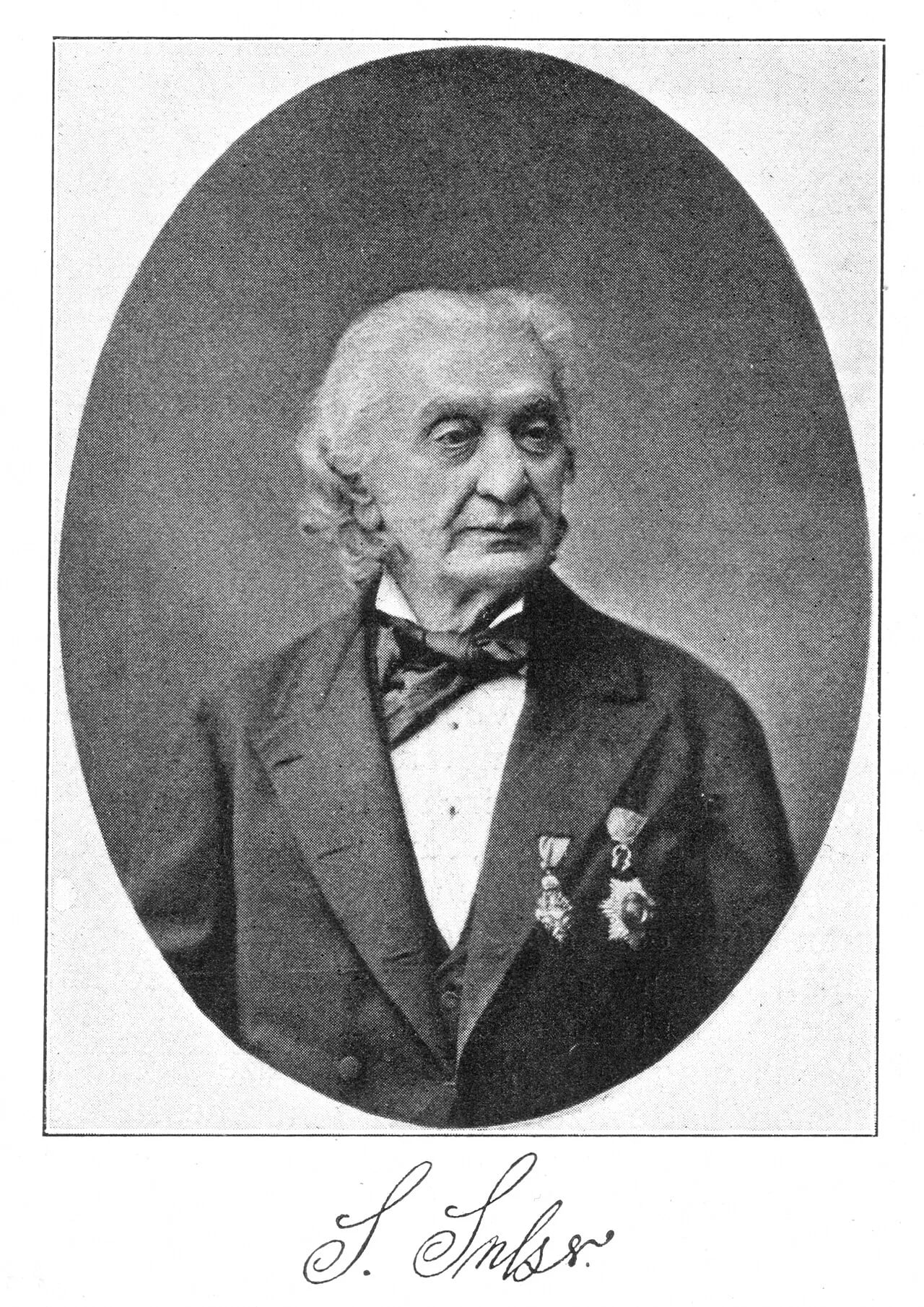 Porträt von Salomon Sulzer (1804–1890) – Gedenkseite