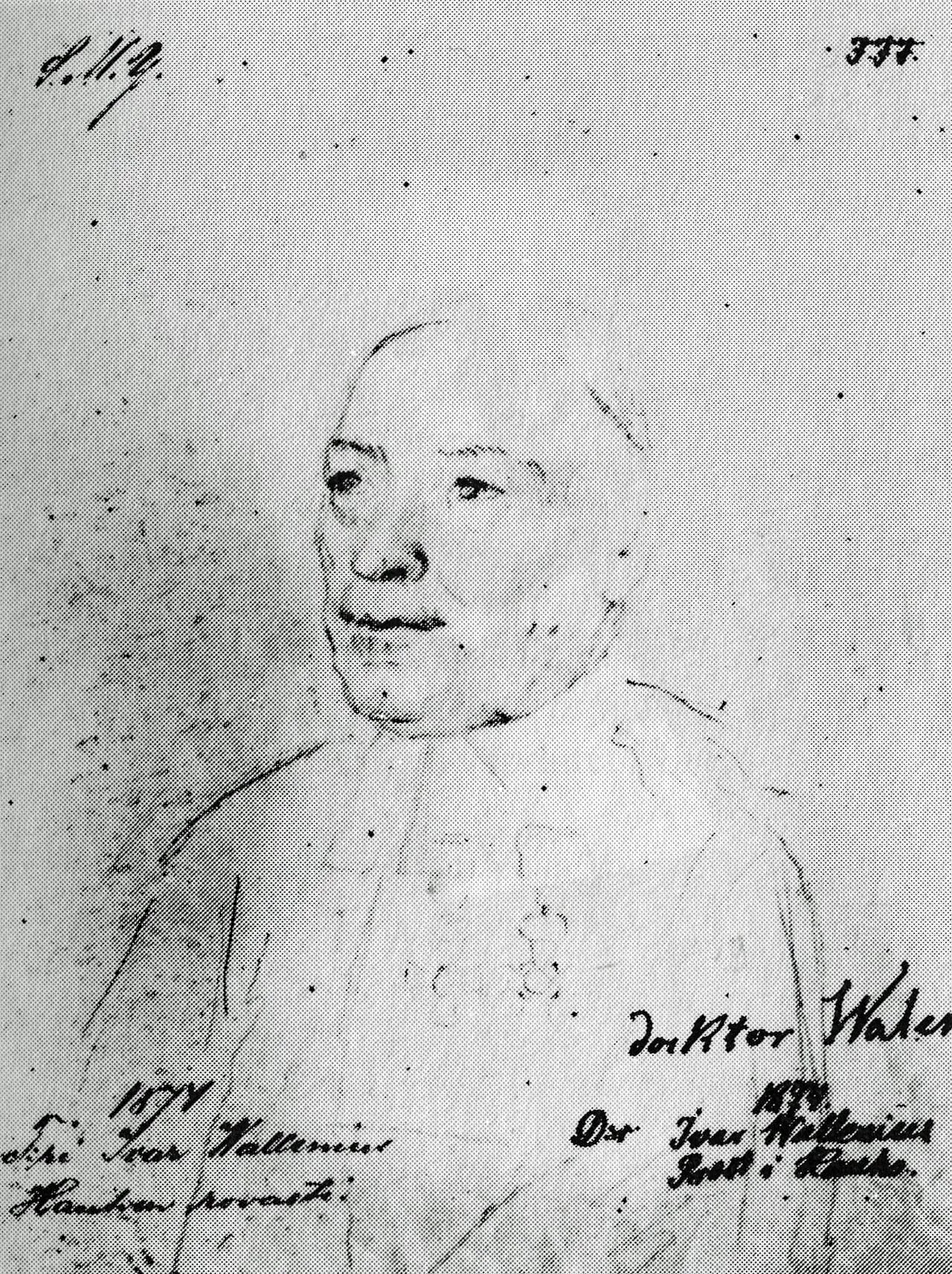 Porträt von Ivar Wallenius (1750–1818) – Gedenkseite