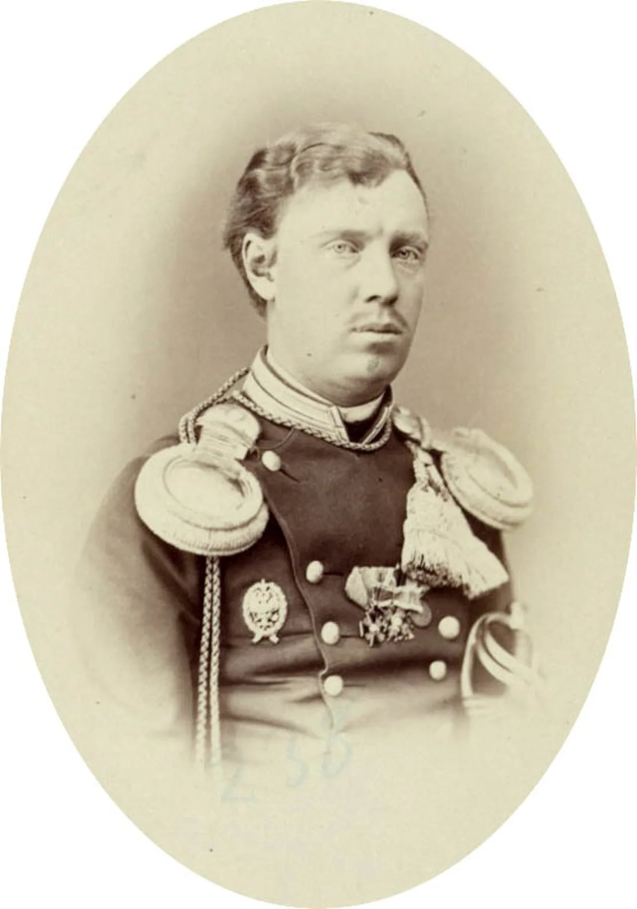 Porträt von Johan Fredrik Gustav Aminoff (1844–1899) – Gedenkseite