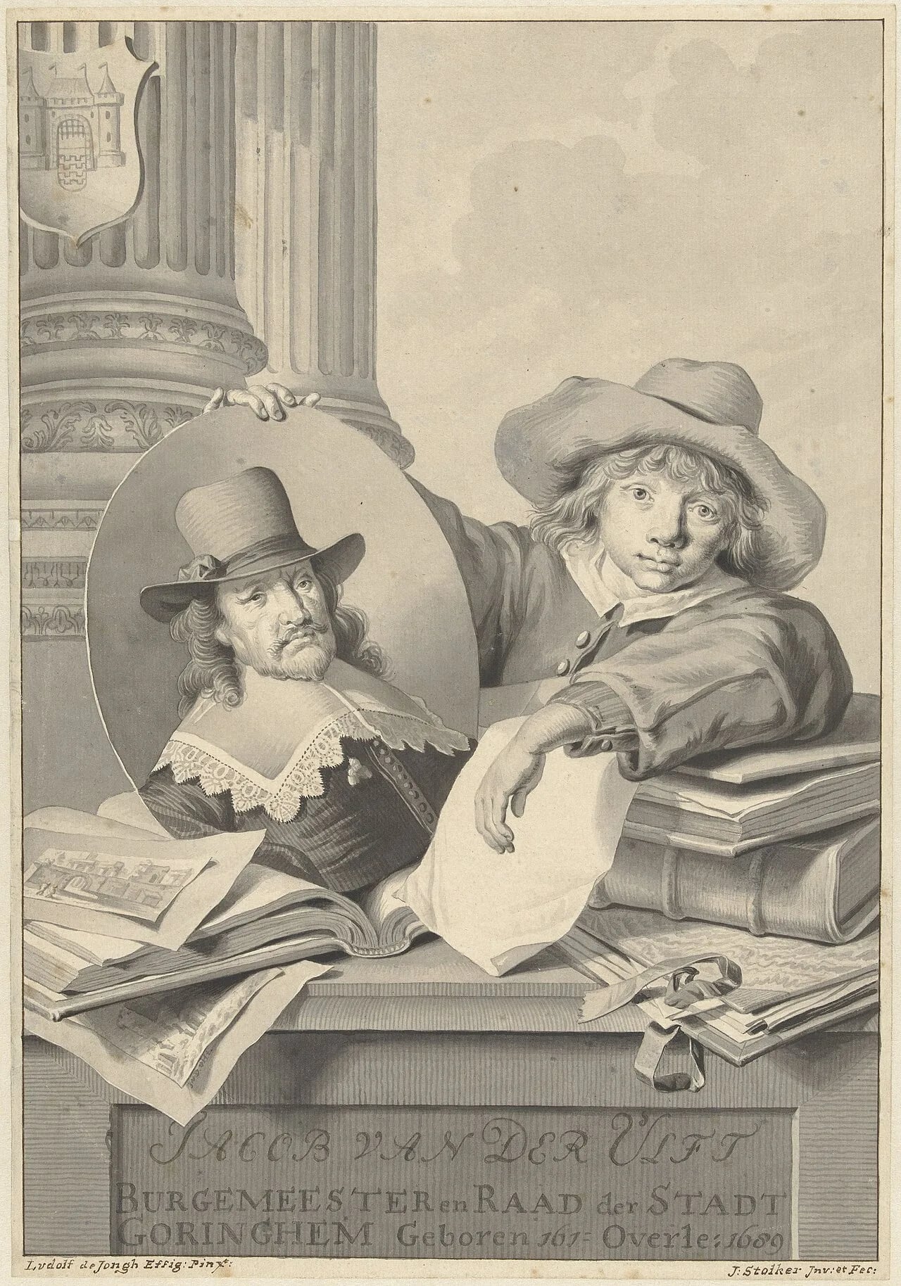 Porträt von Jacob van der Ulft (1627–1689) – Gedenkseite