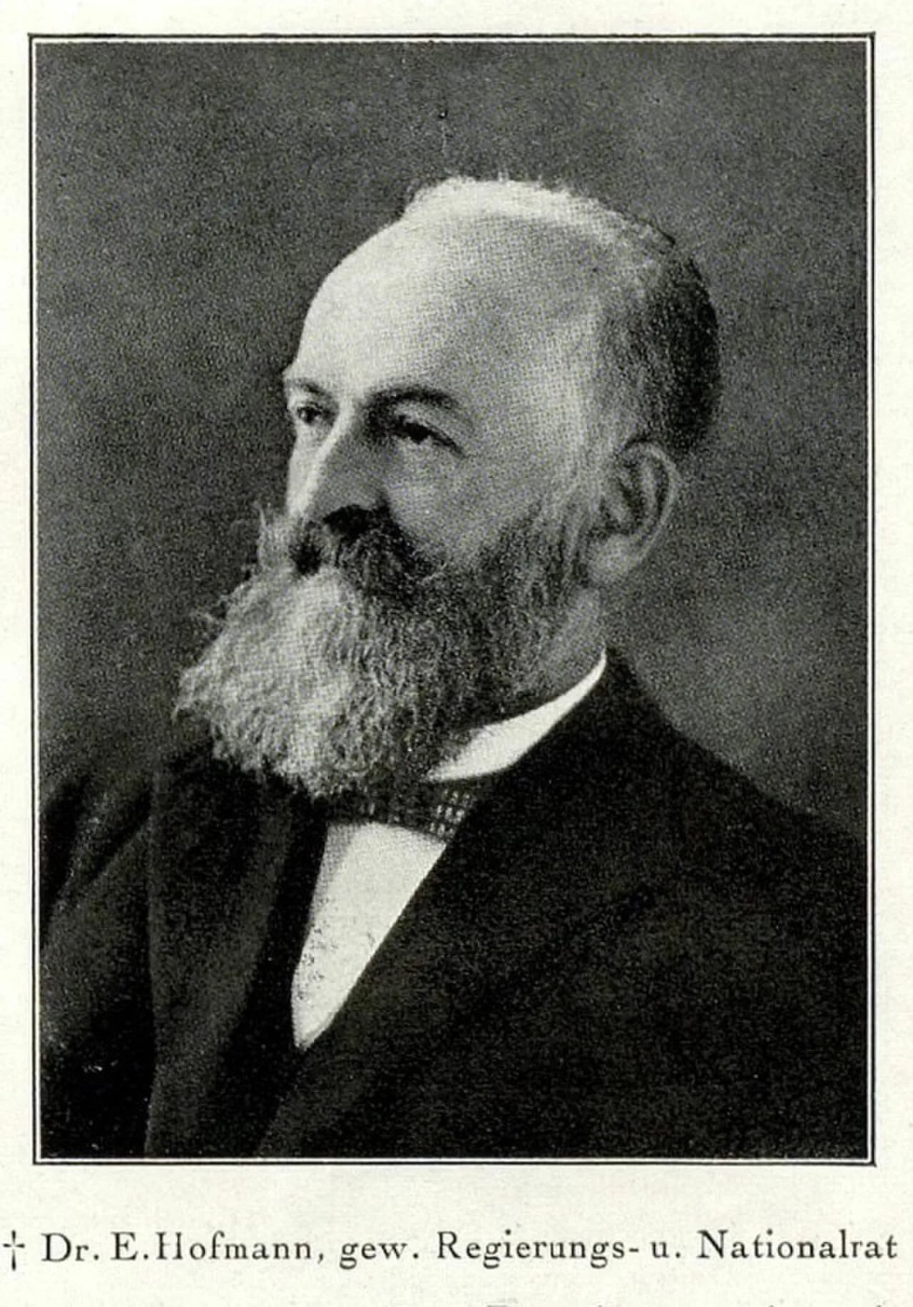 Portrait of Emil Hofmann (1865–1927) – memorial page