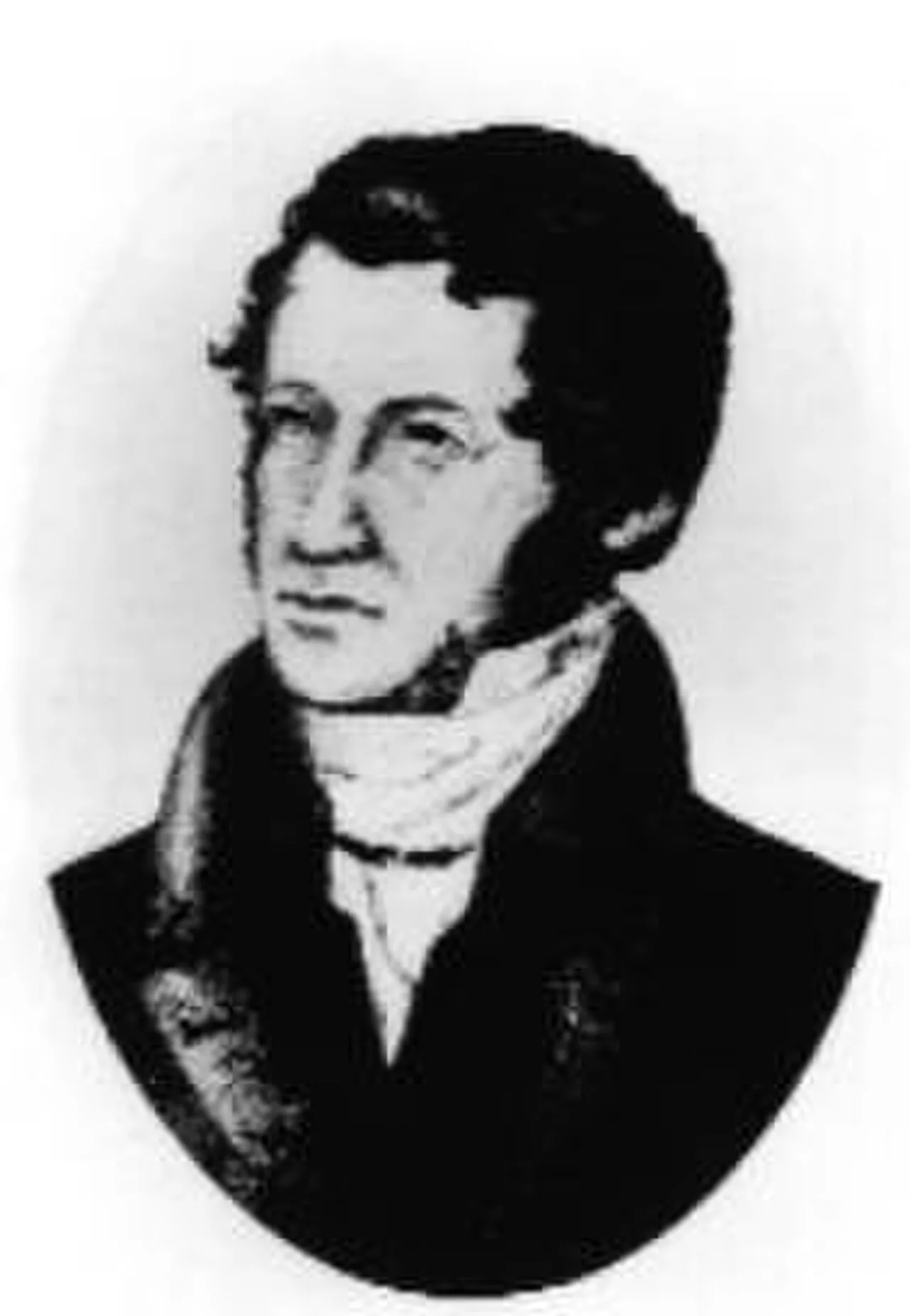 Porträt von Johann Samuel Eduard d’Alton (1803–1854) – Gedenkseite