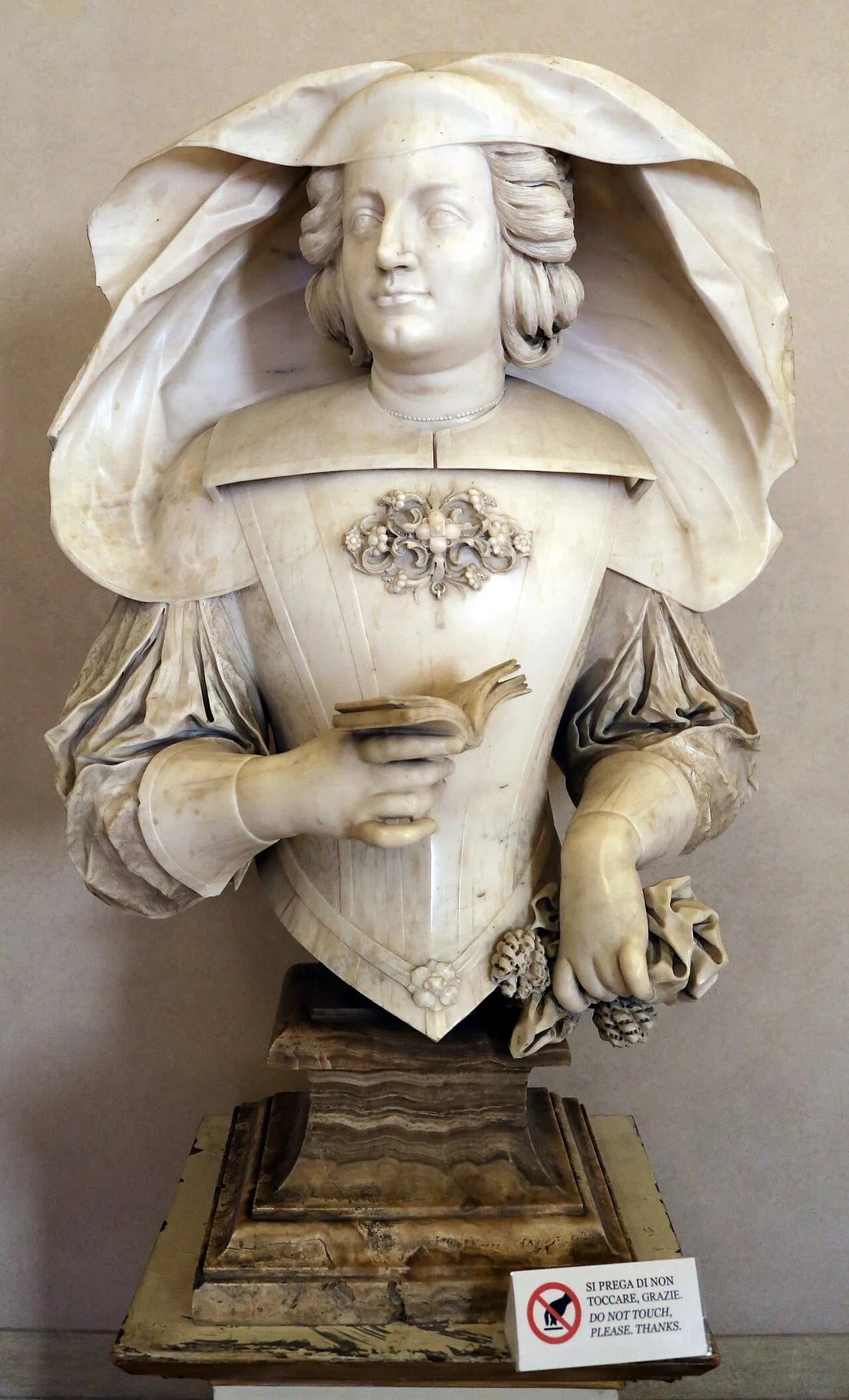 Porträt von Maria Cybo-Malaspina (1609–1652) – Gedenkseite