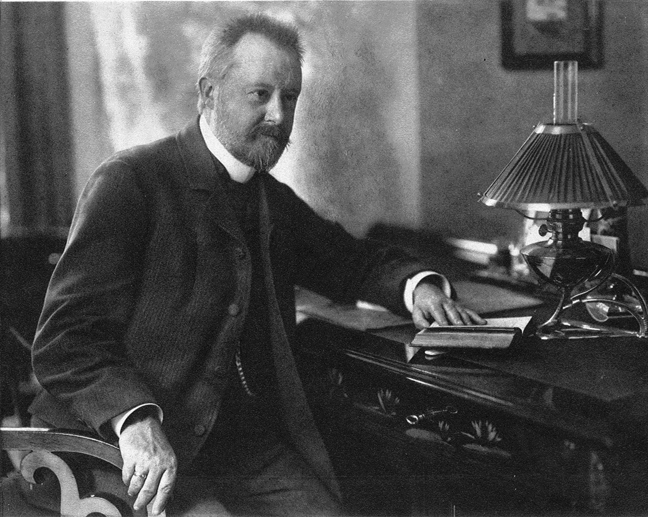 Portrait of Gustav Falke (1853–1916) – memorial page