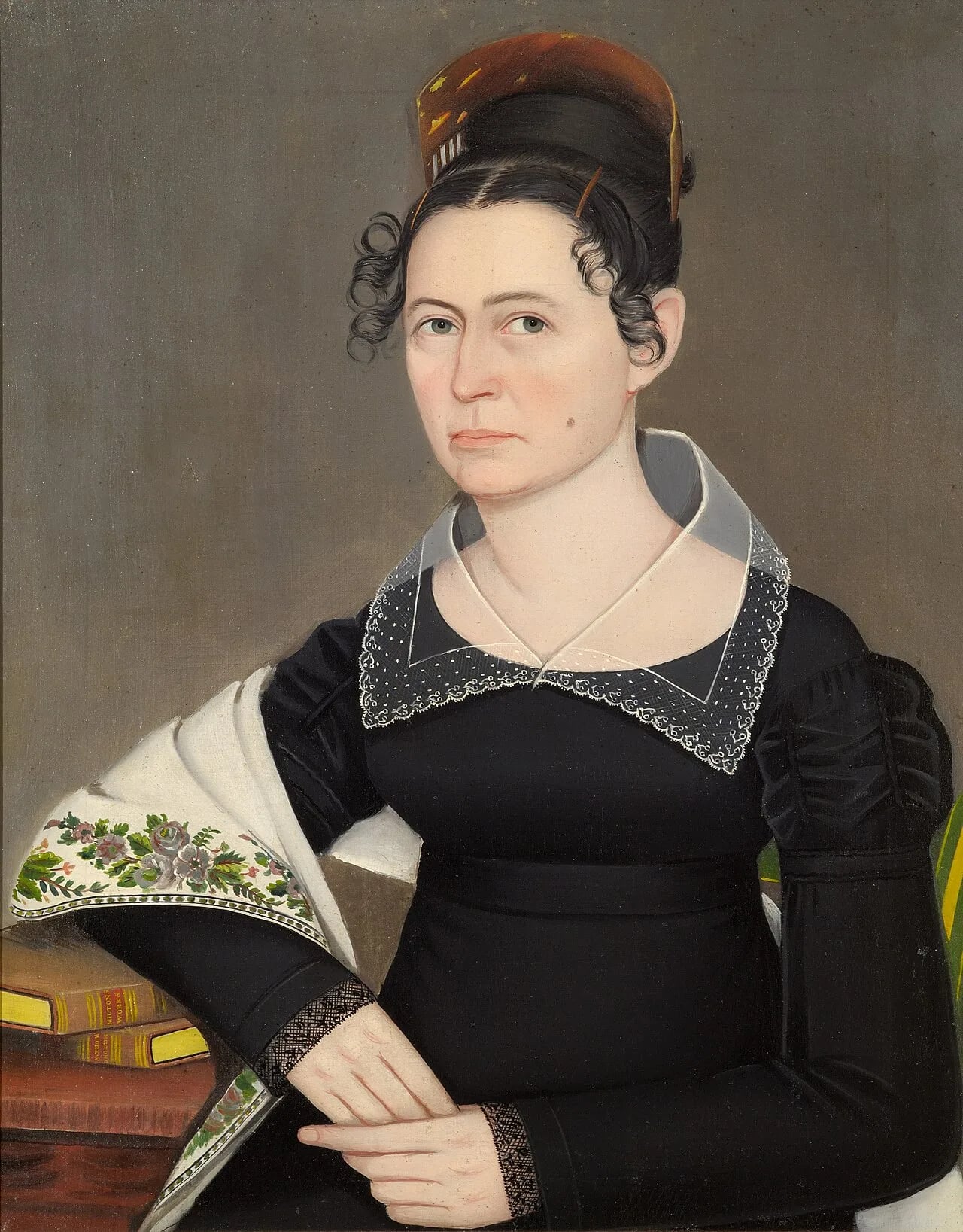 Portrait of Esther Bevier Hasbrouck (1785–1871) – memorial page