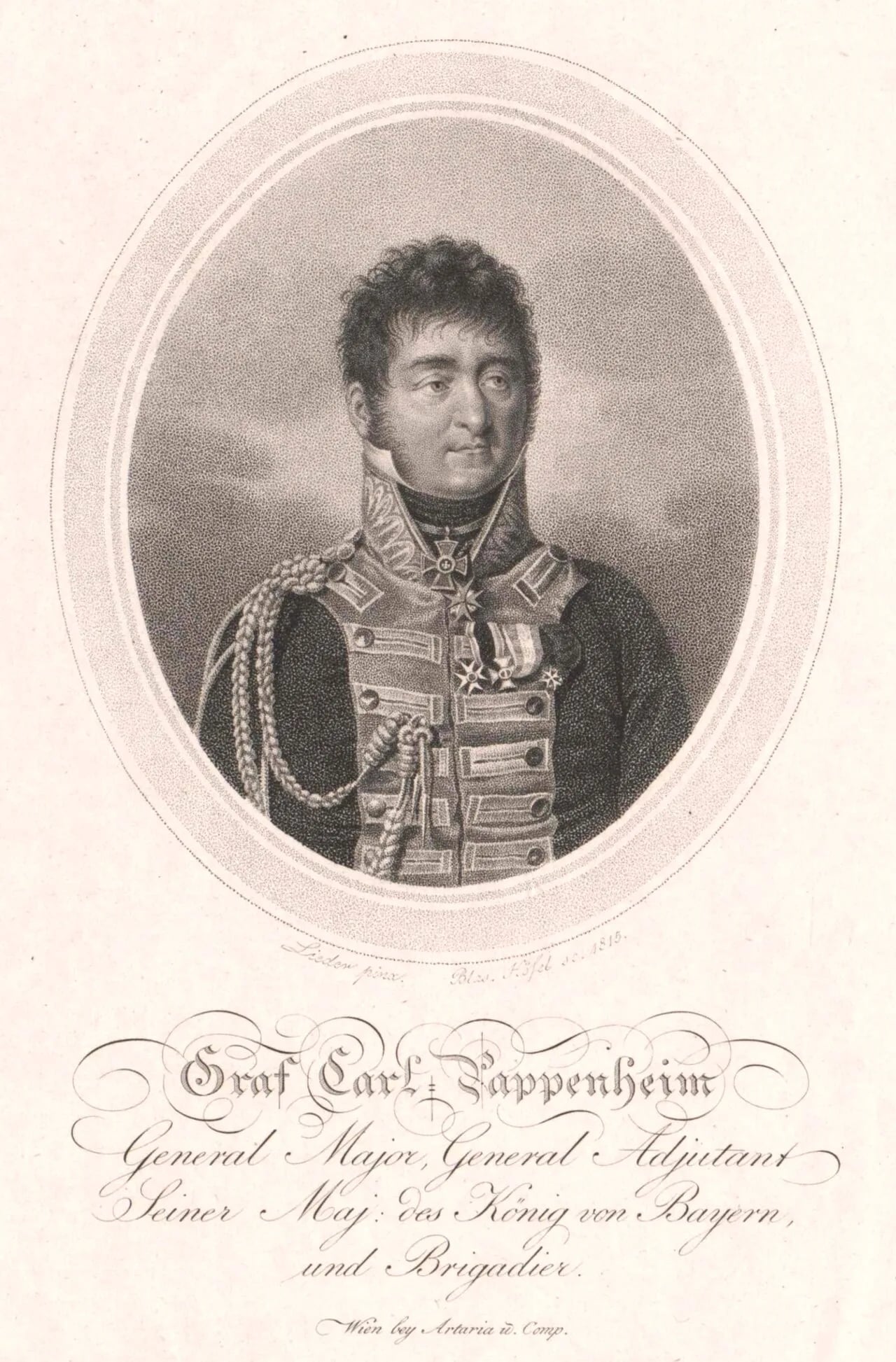 Portrait of Karl Theodor von Pappenheim (1771–1853) – memorial page