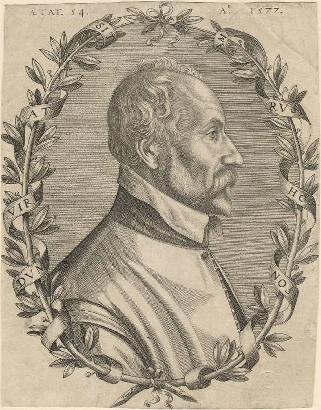 Portrait of Pontus de Tyard (1521–1605) – memorial page