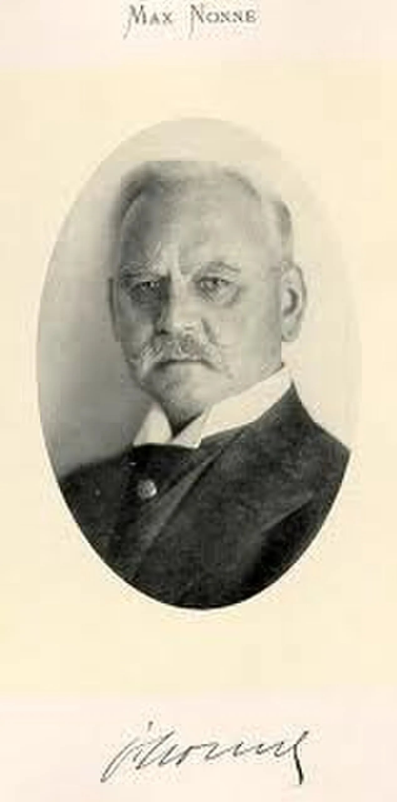 Porträt von Max Nonne (1861–1959) – Gedenkseite