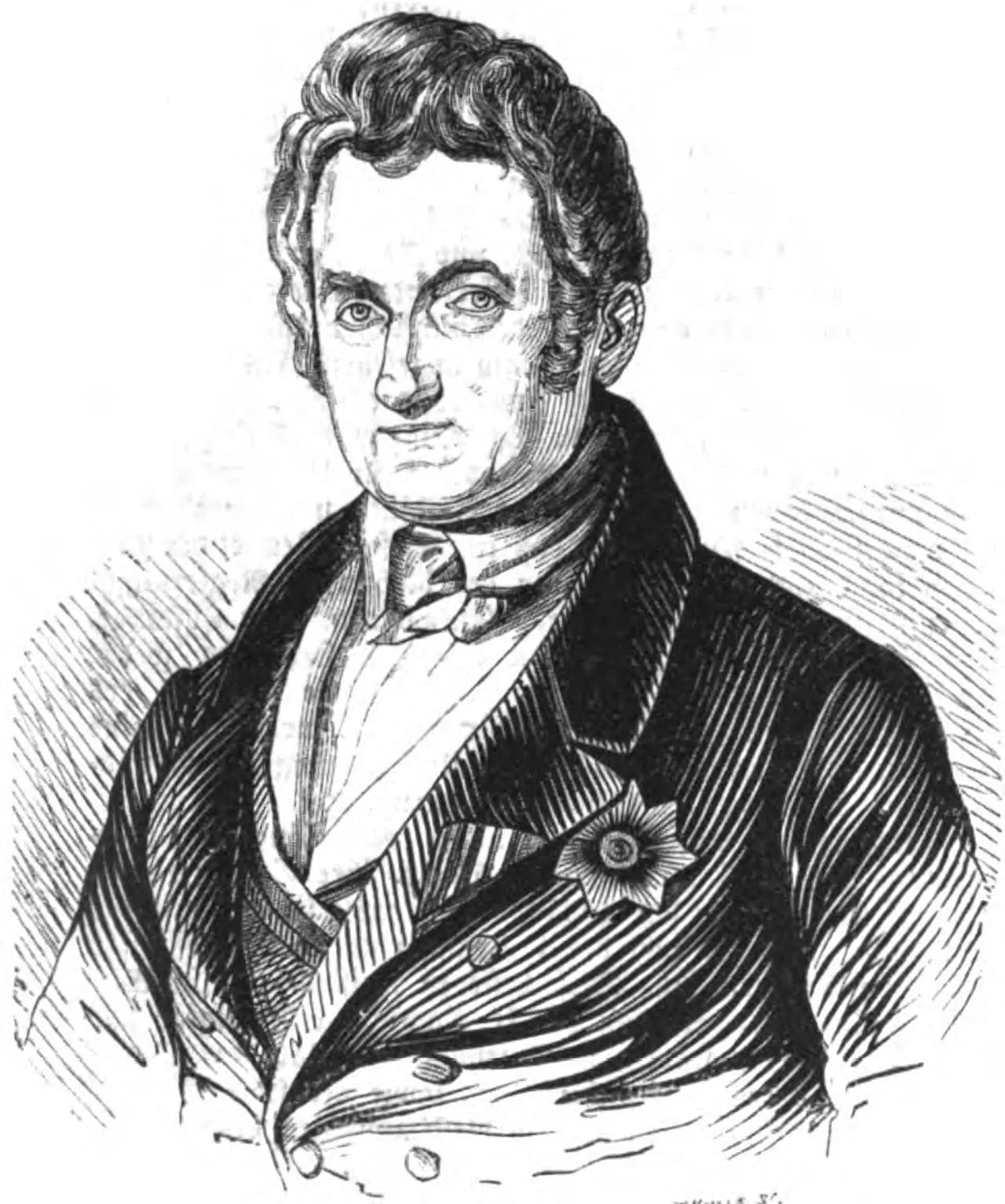 Porträt von Friedrich von Blittersdorf (1792–1861) – Gedenkseite
