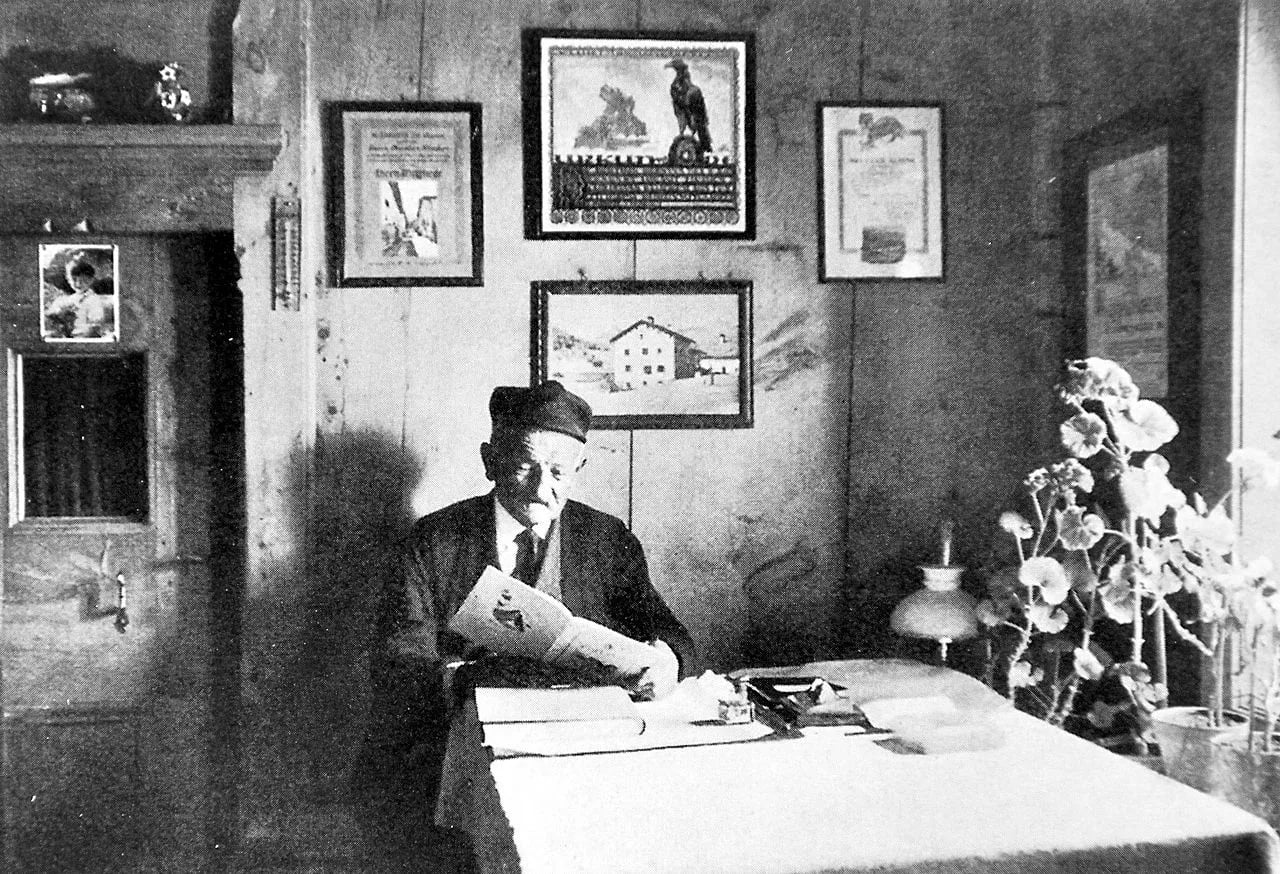 Porträt von Christian Klucker (1853–1928) – Gedenkseite