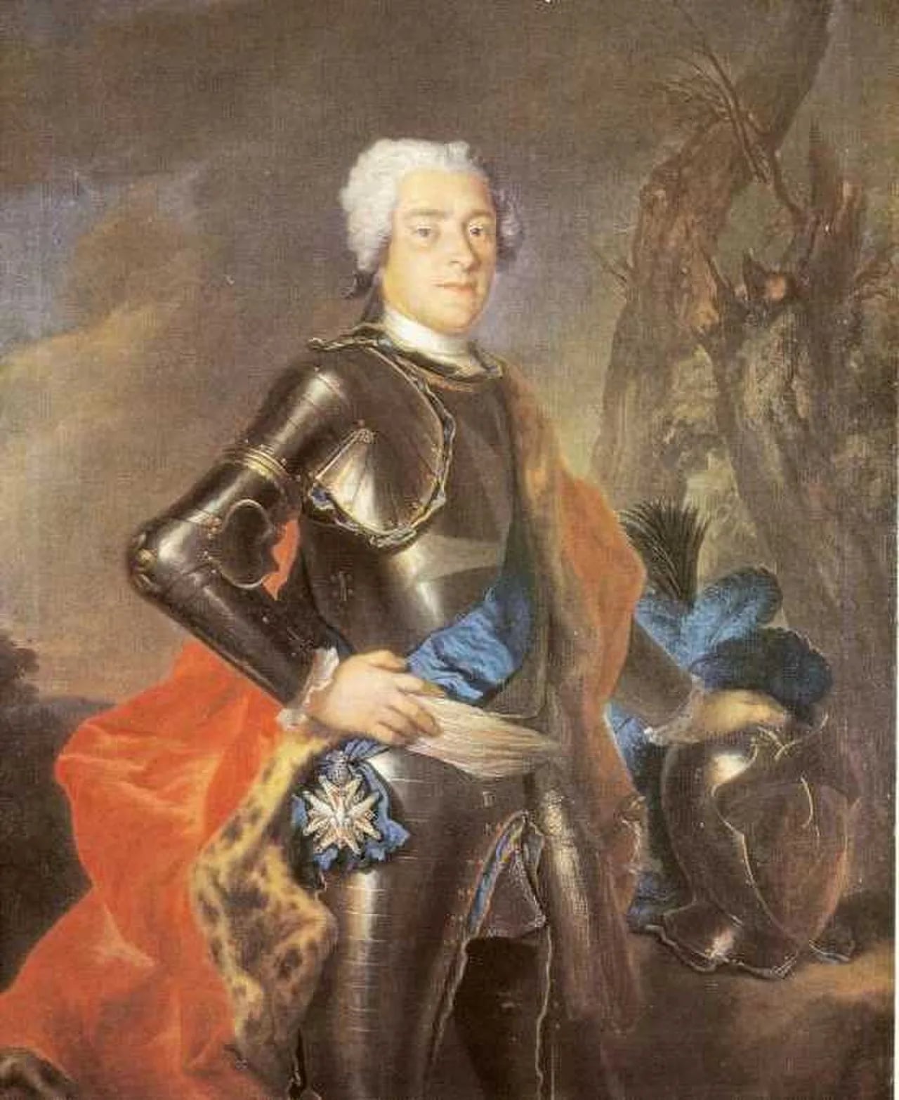 Porträt von Johann Georg von Sachsen (1704–1774) – Gedenkseite