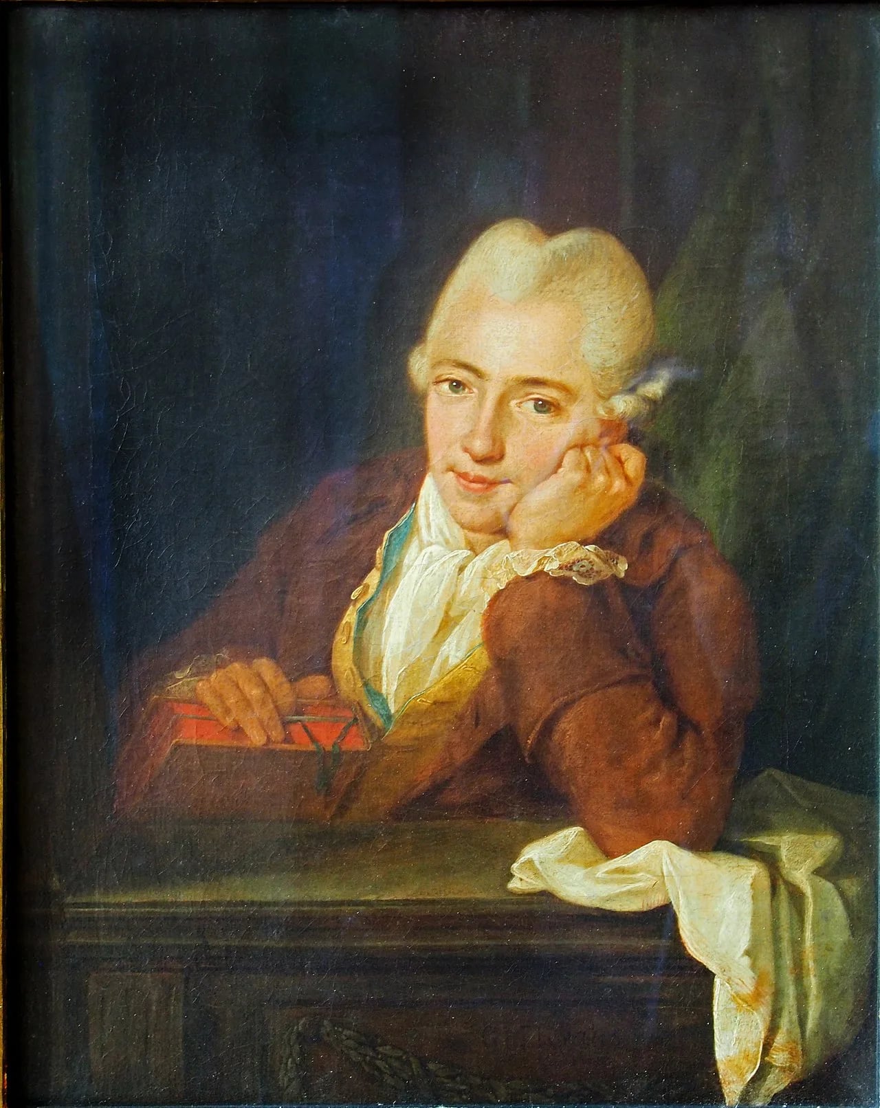Porträt von Georg Melchior Kraus (1737–1806) – Gedenkseite