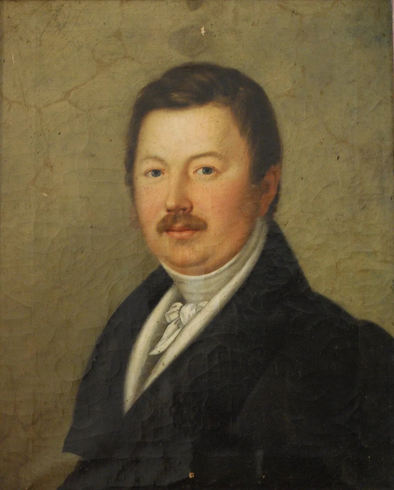 Porträt von József Csengery (1796–1850) – Gedenkseite