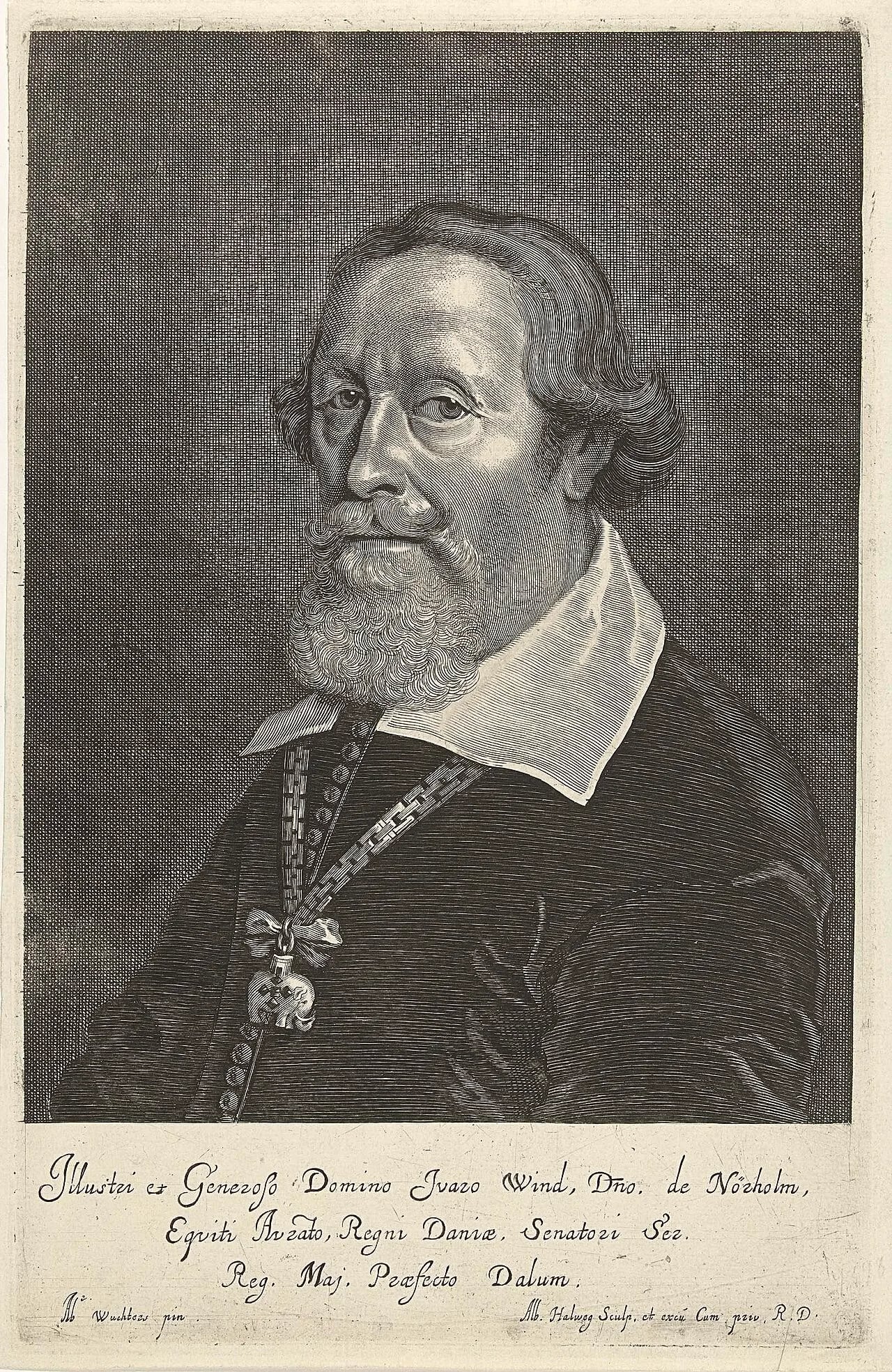 Portrait of Iver Vind (1590–1658) – memorial page