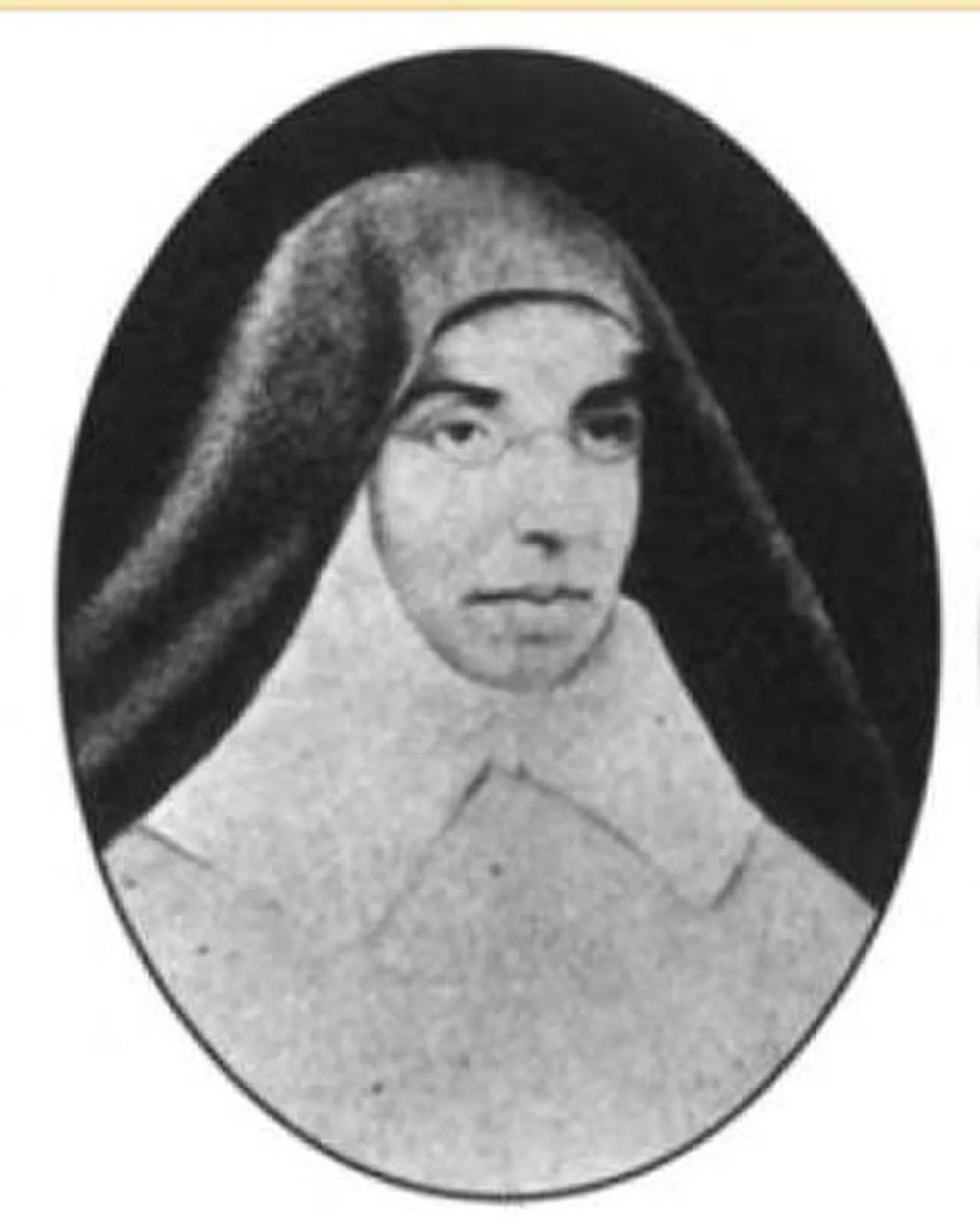 Portrait of Mary Clare Moore (1814–1874) – memorial page