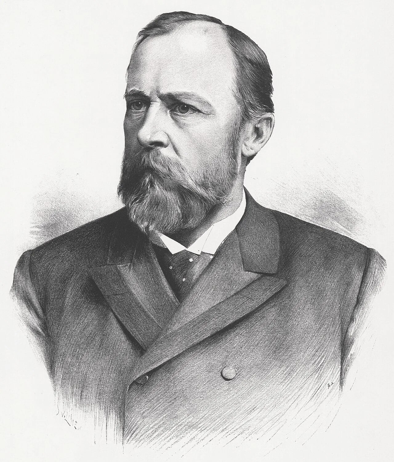 Porträt von Julius Grégr (1831–1896) – Gedenkseite