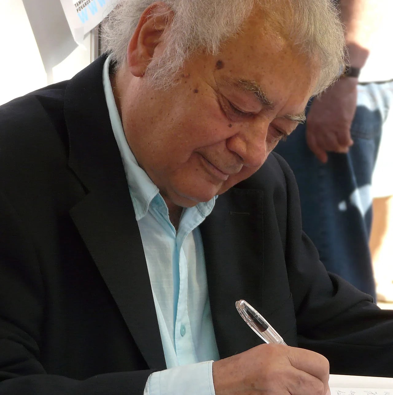 Portrait of Sándor Csoóri (1930–2016) – memorial page