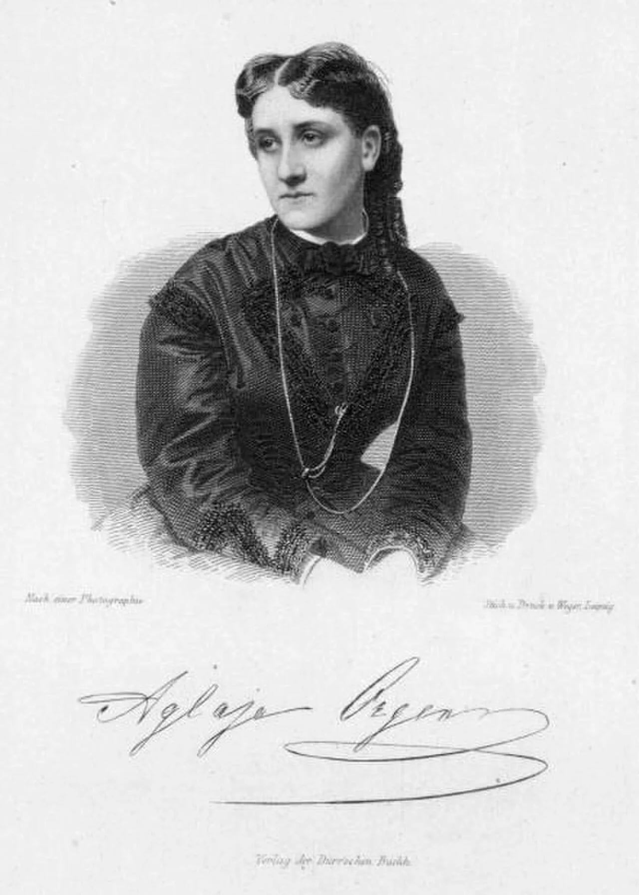 Portrait of Aglaja Orgeni (1841–1926) – memorial page