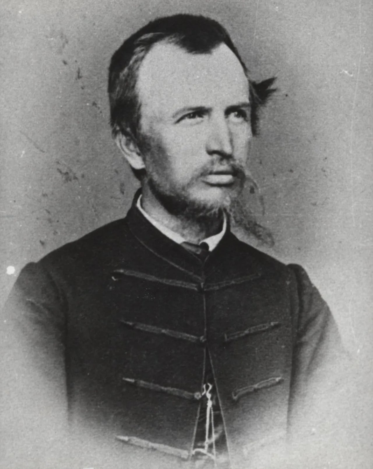 Porträt von Benjamin Csukás (1833–1879) – Gedenkseite