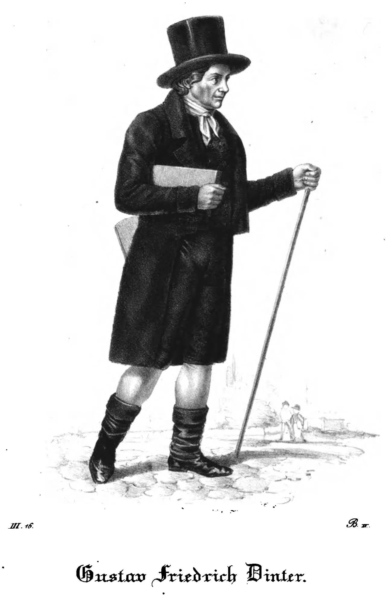 Porträt von Gustav Friedrich Dinter (1760–1831) – Gedenkseite