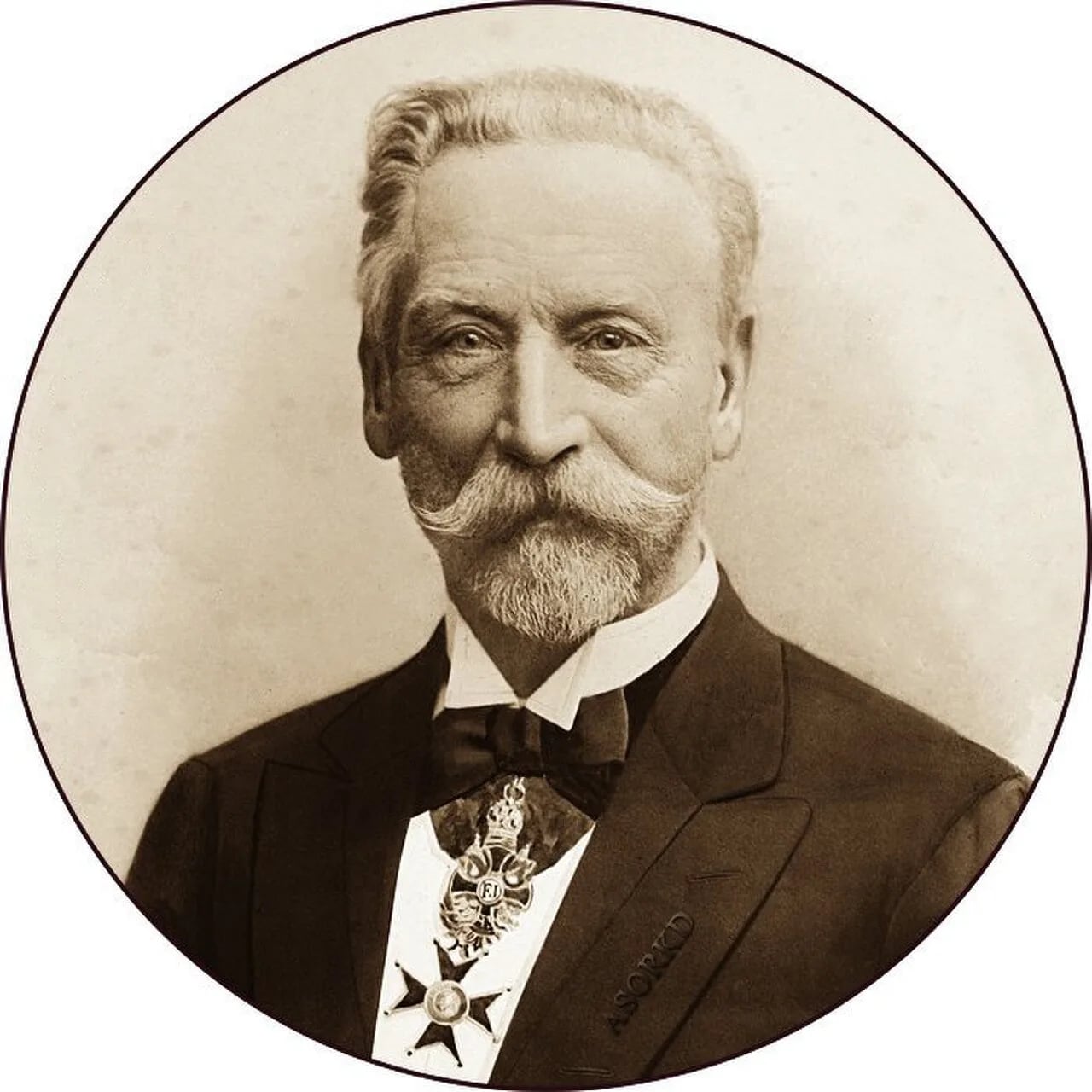 Porträt von Heinrich von Mattoni (1830–1910) – Gedenkseite